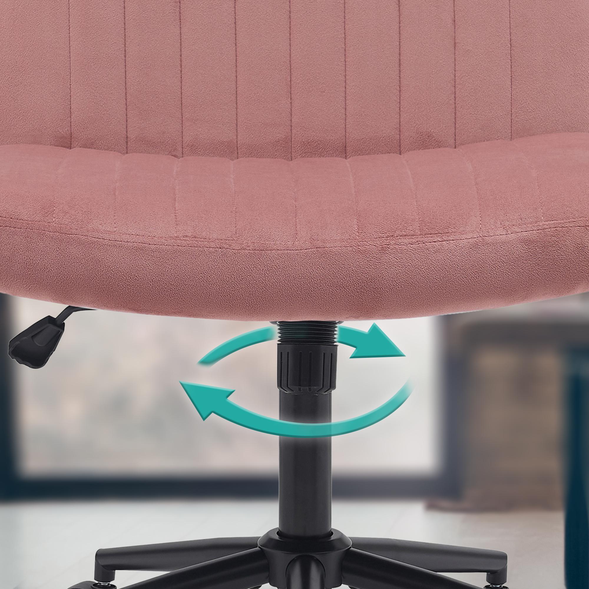 Bürostuhl Kingman Samt, pink