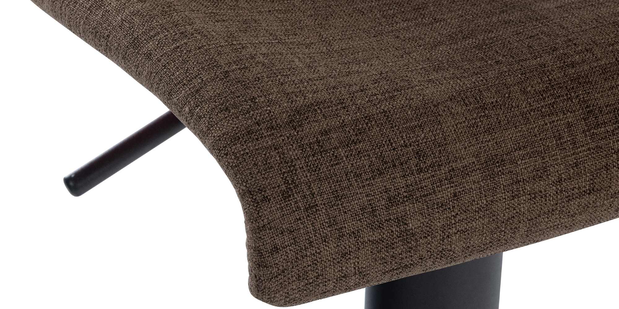 2er Set Barhocker Branford Stoff, braun