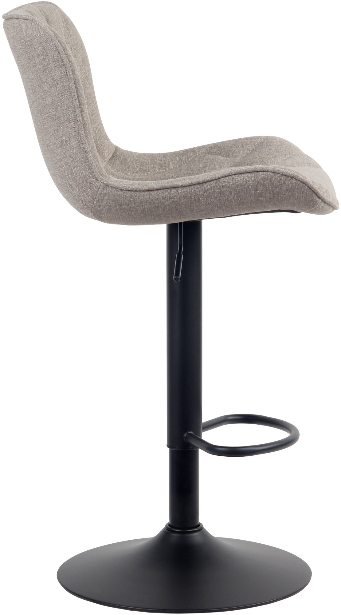 Barhocker Linus Stoff, taupe