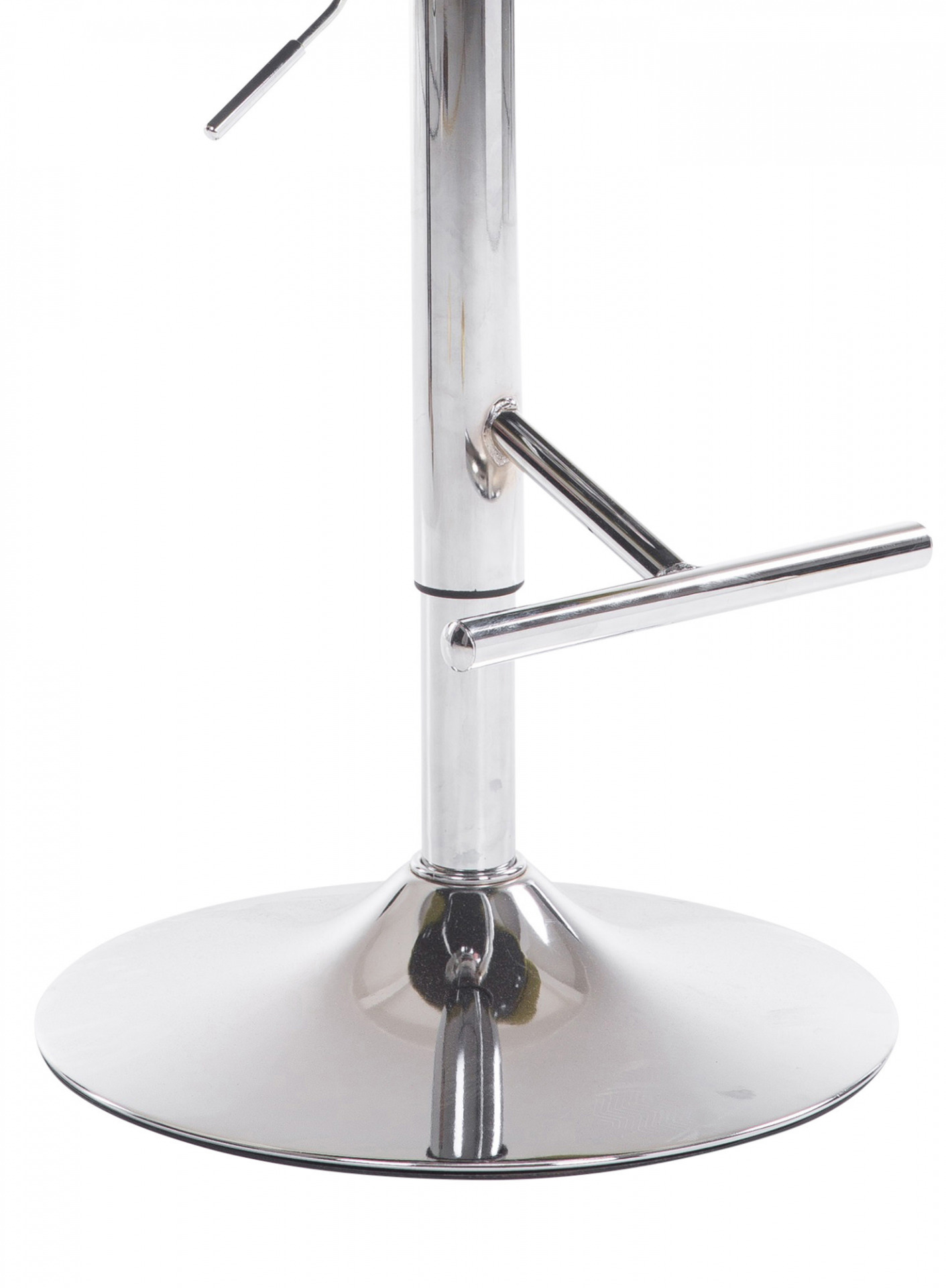 Barhocker London V2 Stoff chrom, grau