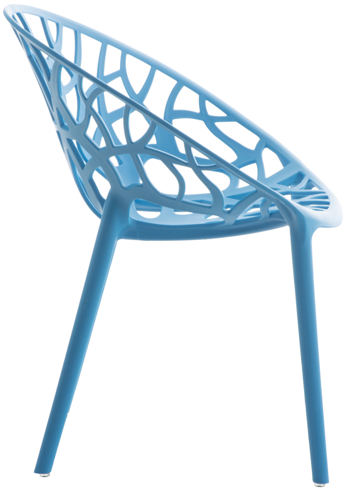 4er Set Stuhl Hope, blau