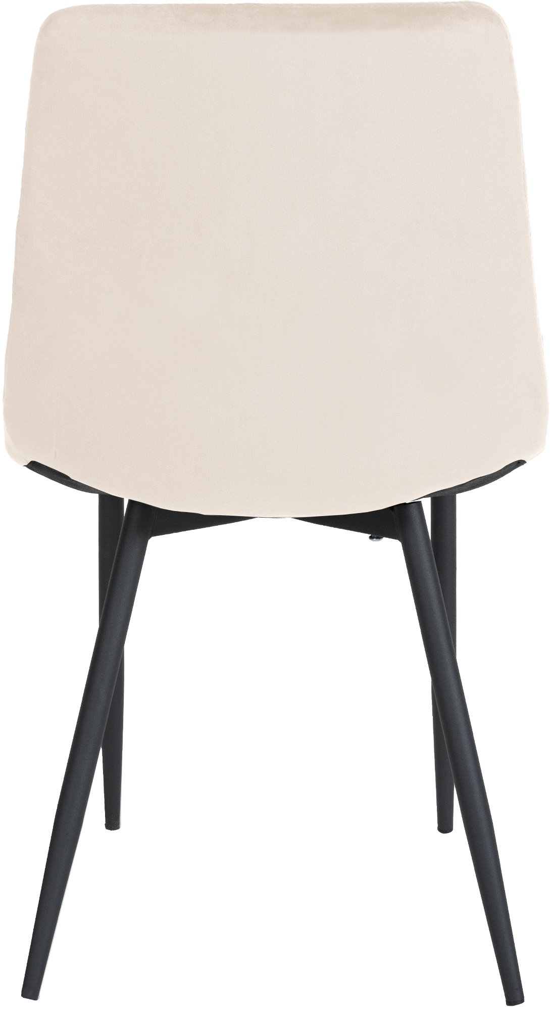 Stuhl Telde Samt, creme