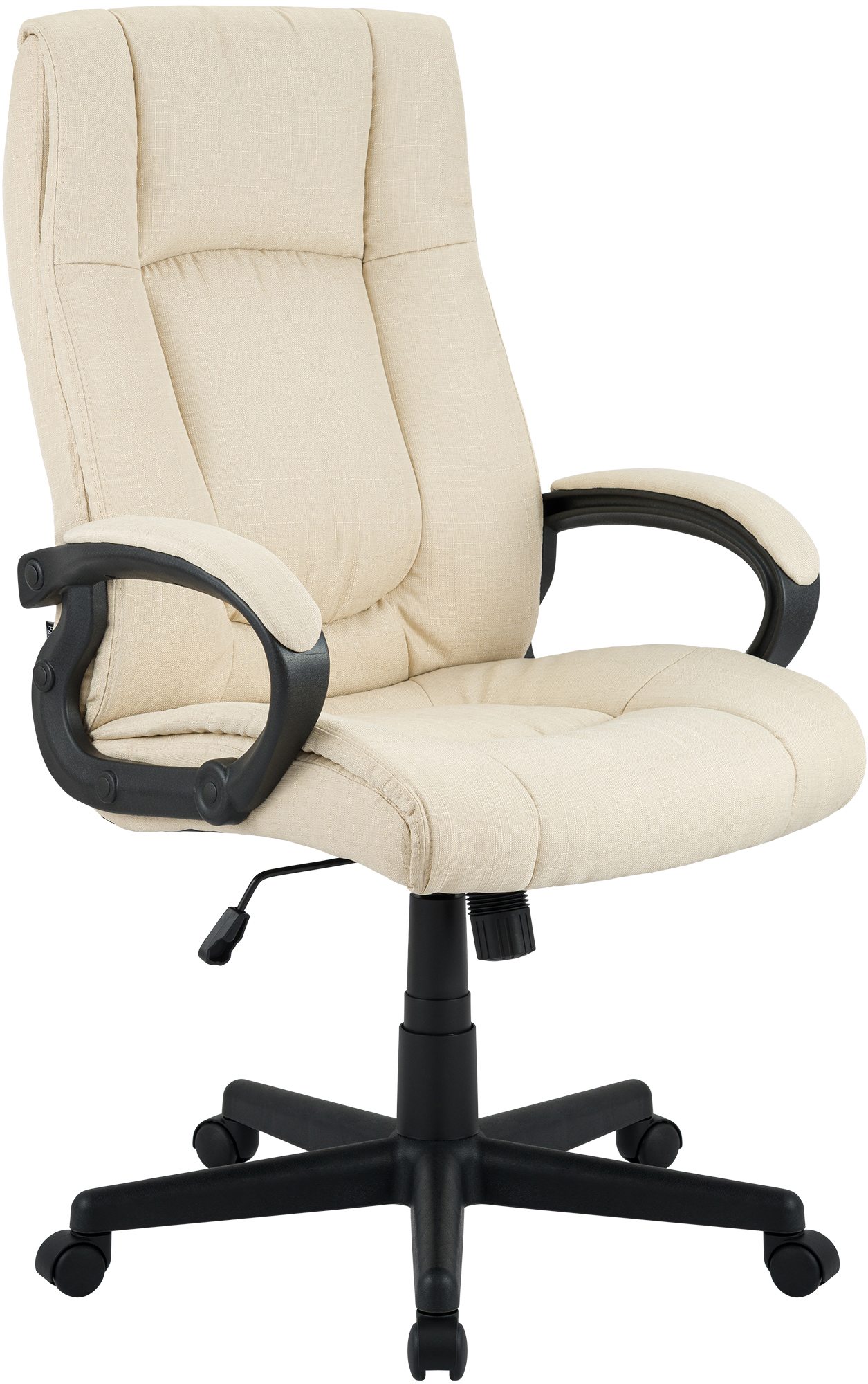 Bürostuhl XL Sparta Stoff, creme