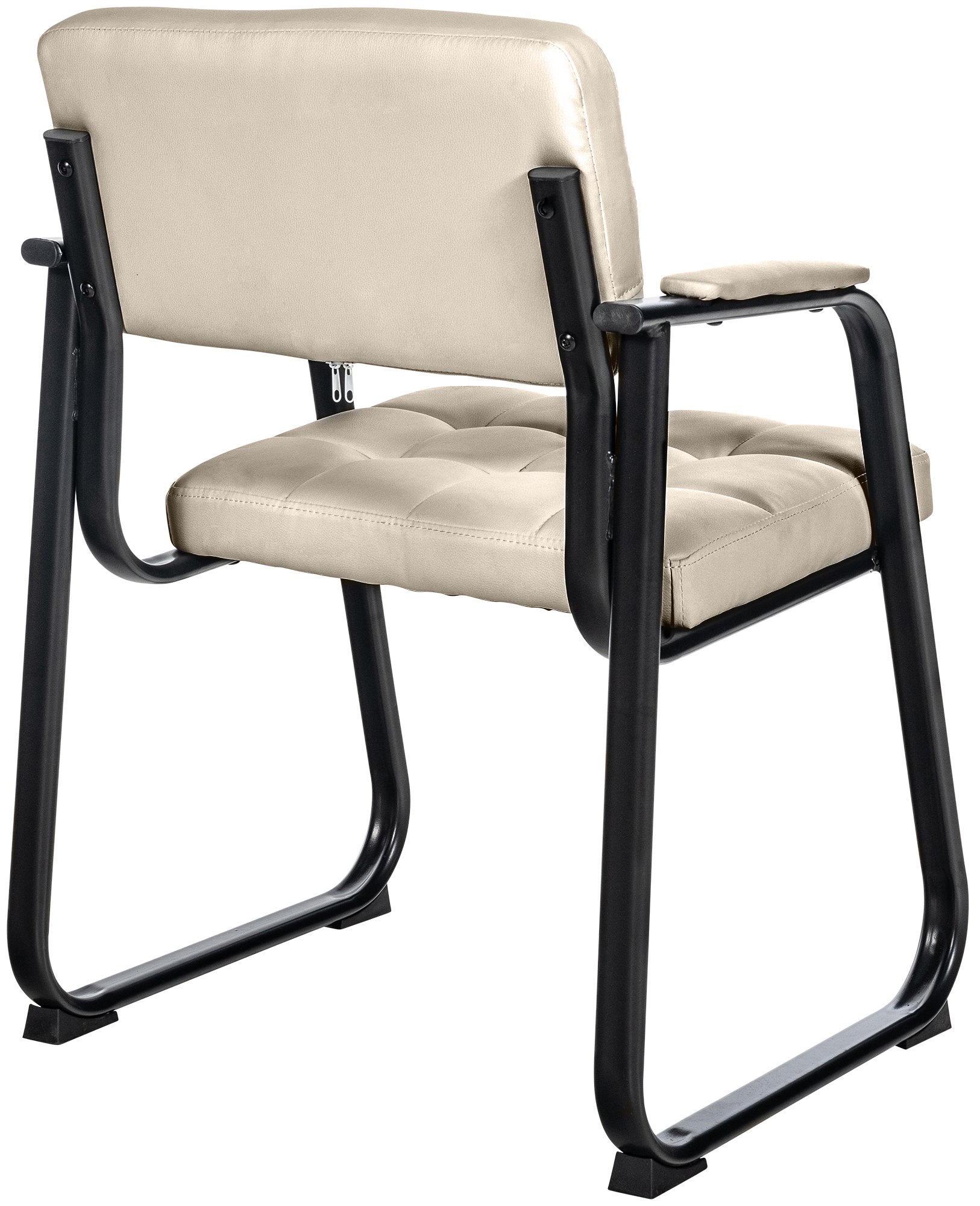 Besucherstuhl Canada B Kunstleder, creme