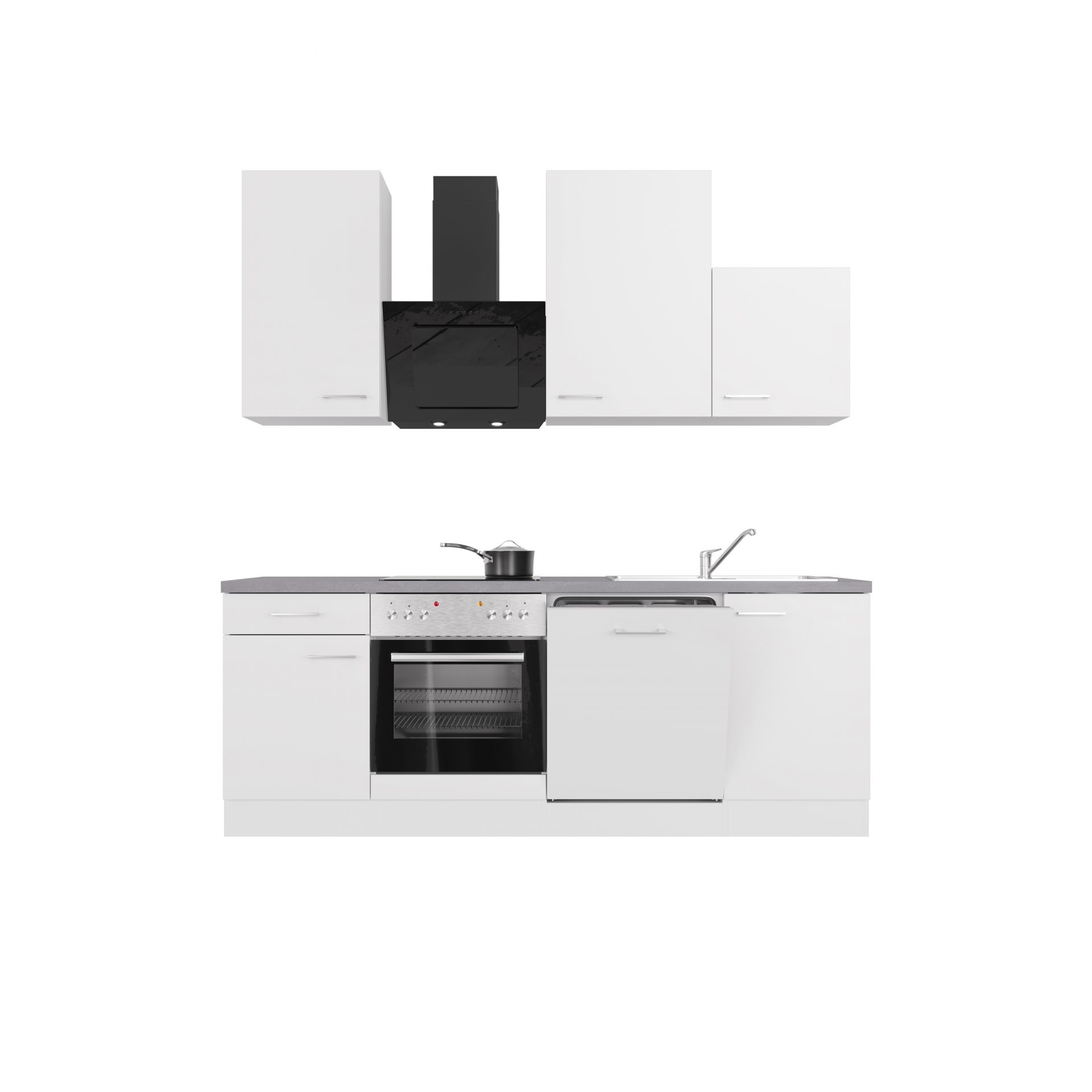 Küchenzeile VITA 220 cm mit E-Geräte