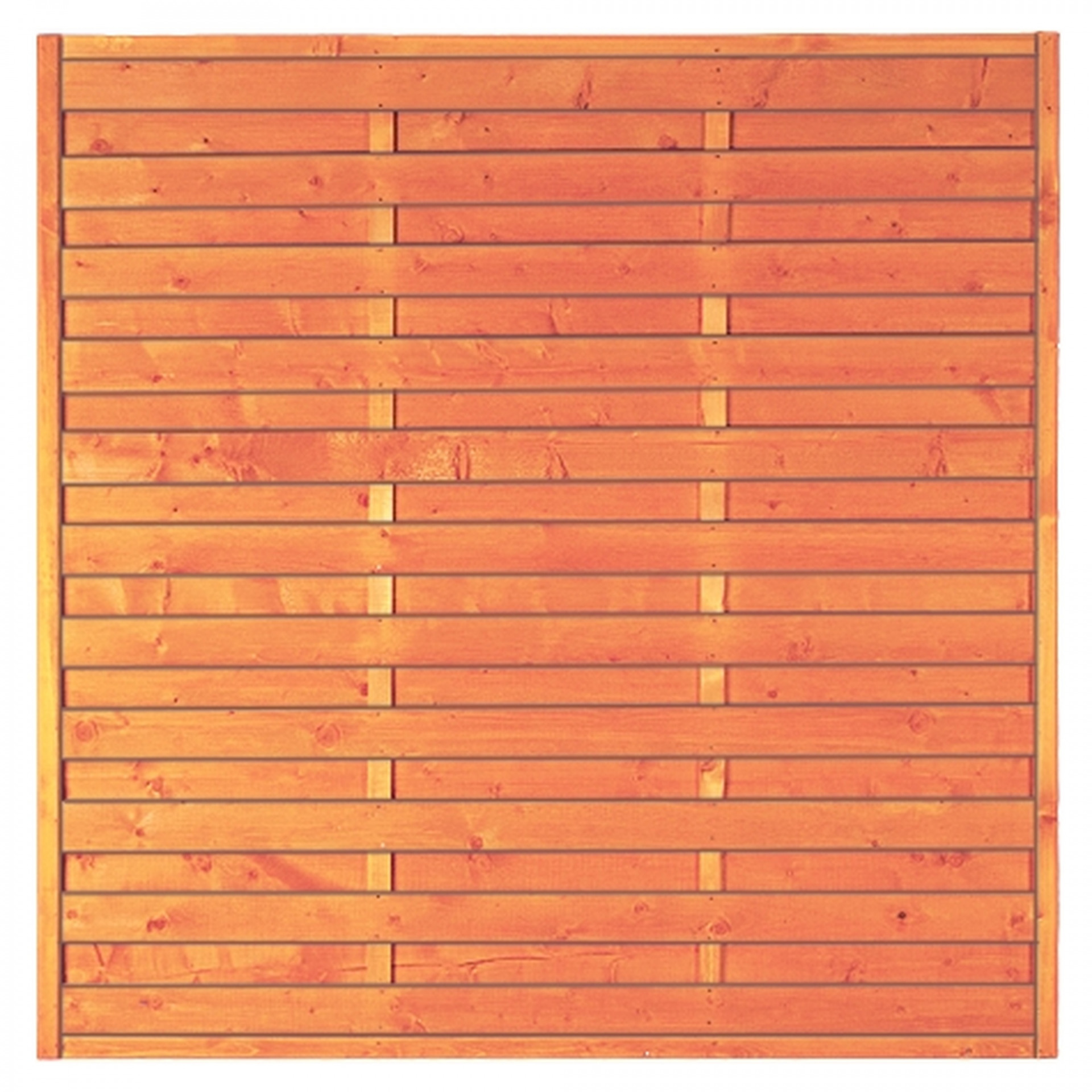 SUNLINE-Serie, 180 x 180 cm, Rahmen 45 x 45 mm, pinienfarbig lasiert