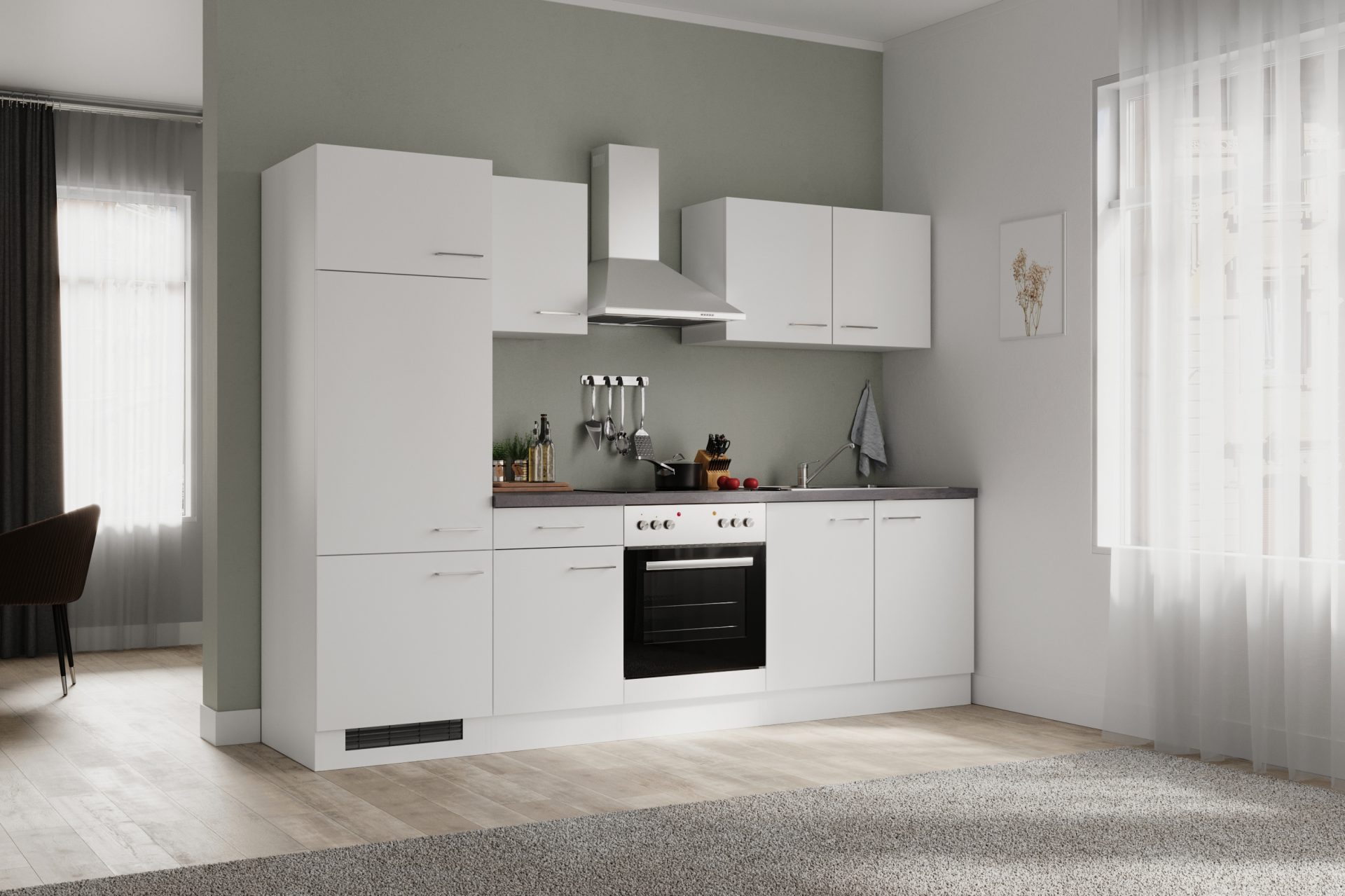 Küchenzeile VITA 270 cm mit E-Geräten