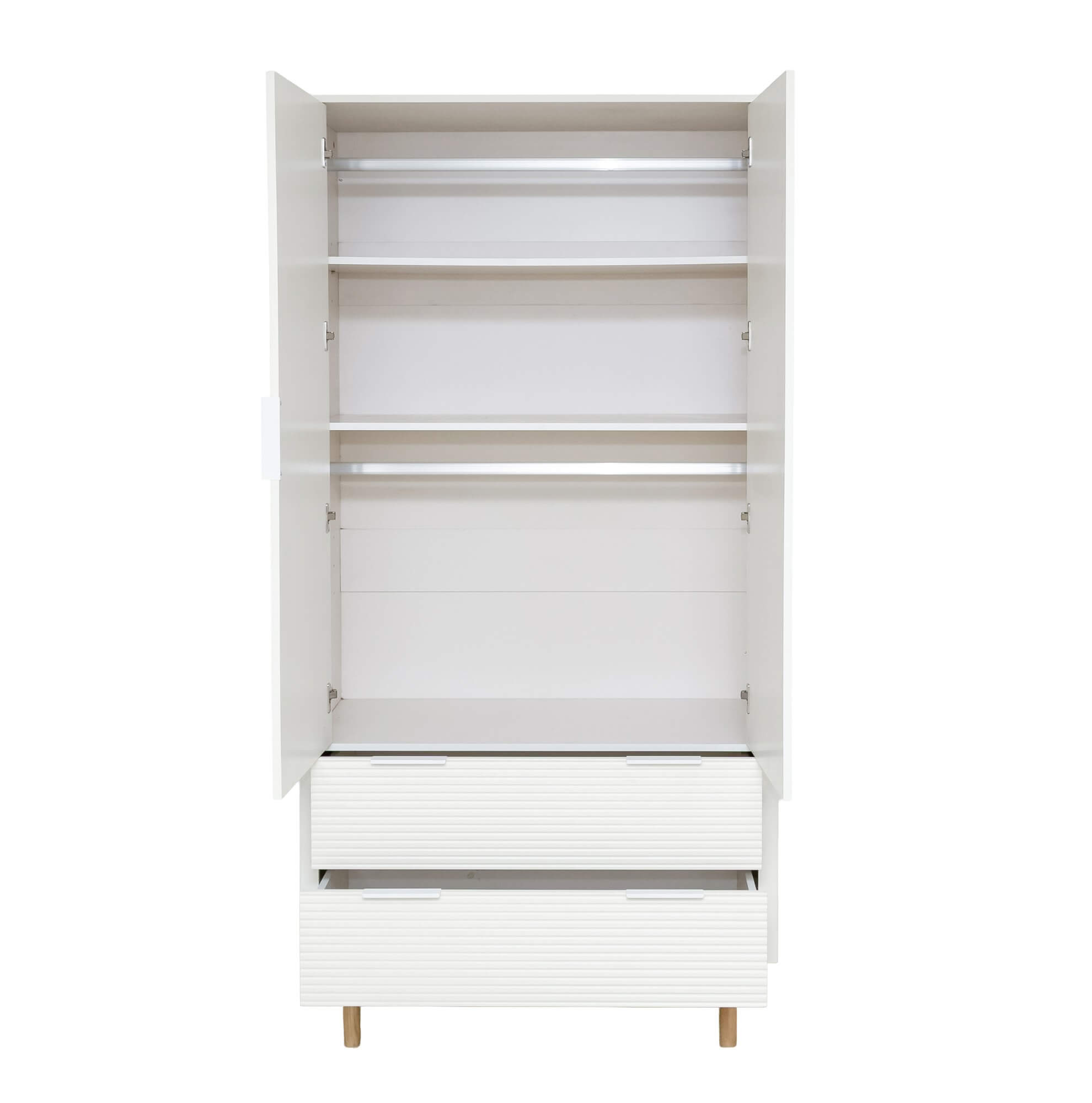 Kleiderschrank COCO – 100 × 200 cm Weiß