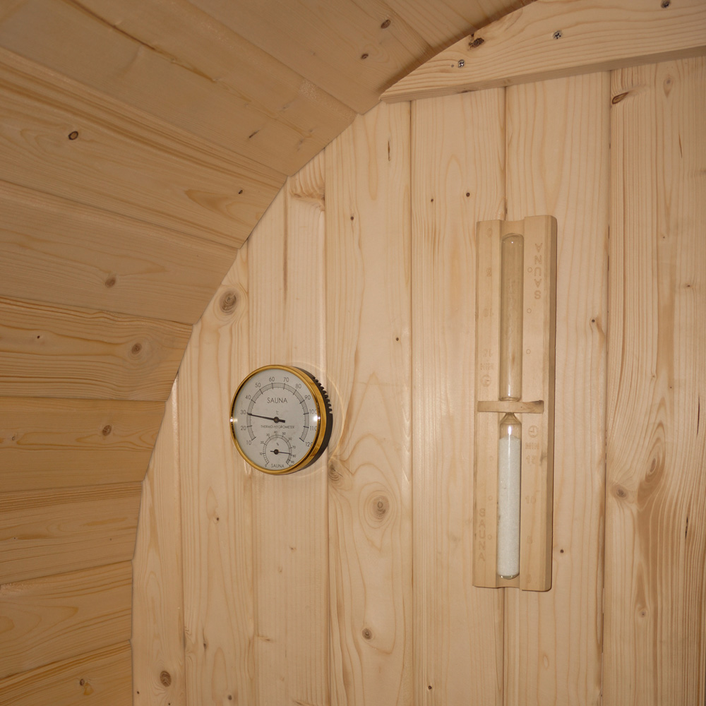 Outdoor Sauna CUBE XL - 194 x 220 cm für 6 Personen