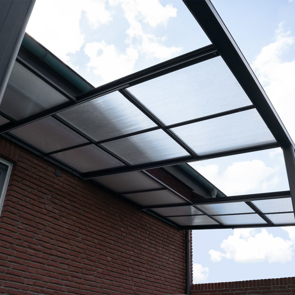 Terrassenüberdachung SOLIS DELUXE - 579 x 295 x cm Grau