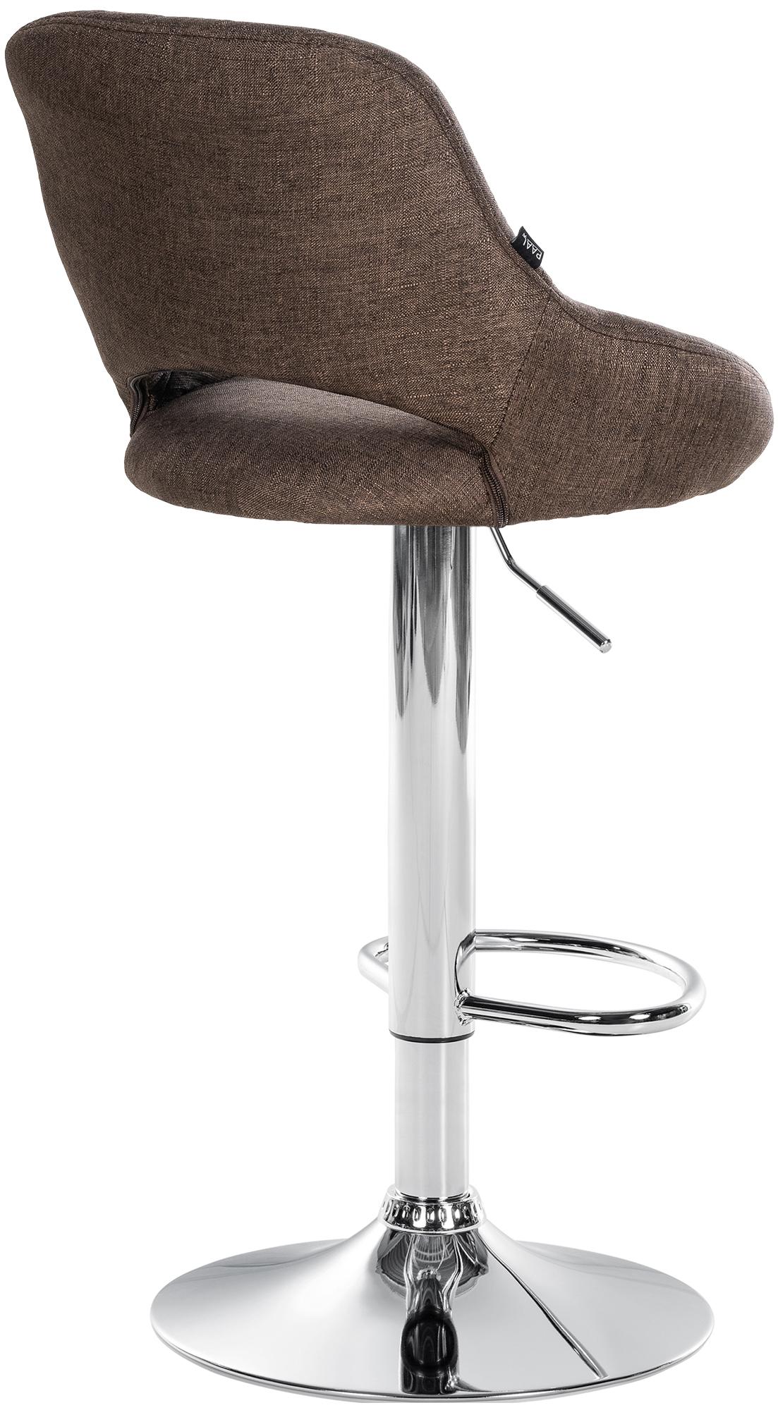 2er Set Barhocker Milet Stoff C, braun