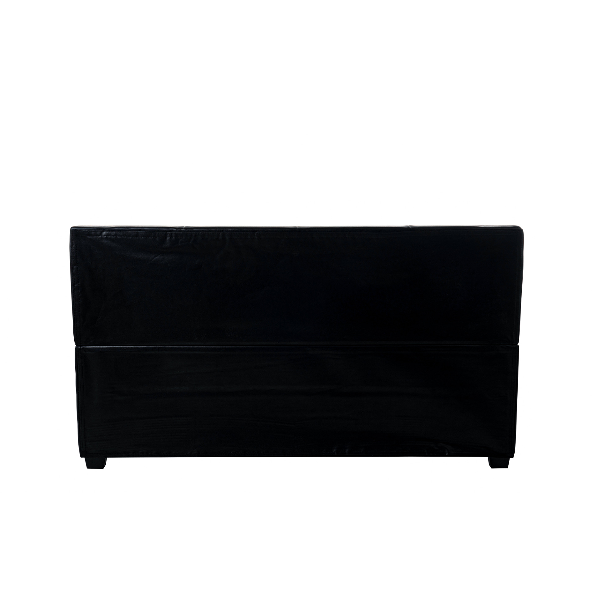 LED Bett ASTEROID - 140 x 200 cm Schwarz