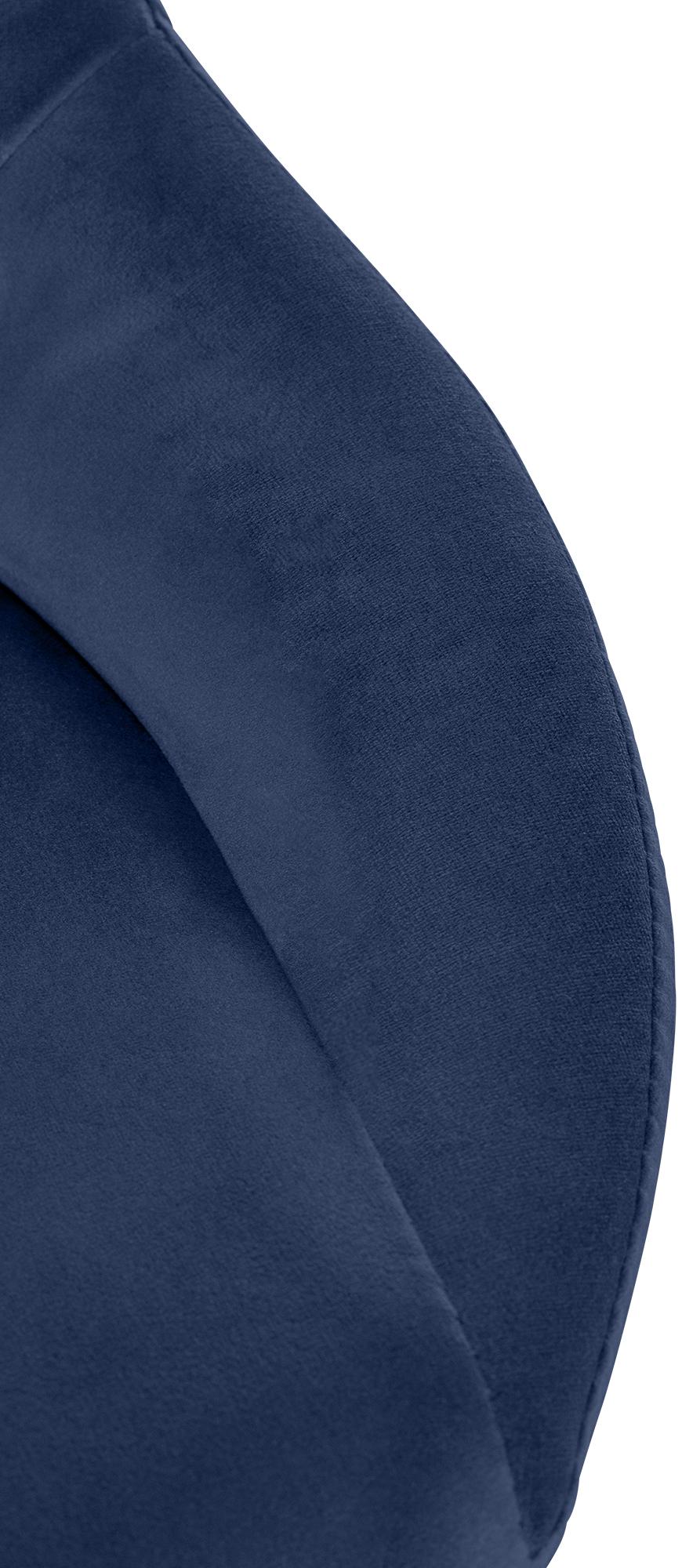 Barhocker Milet Samt gold, blau