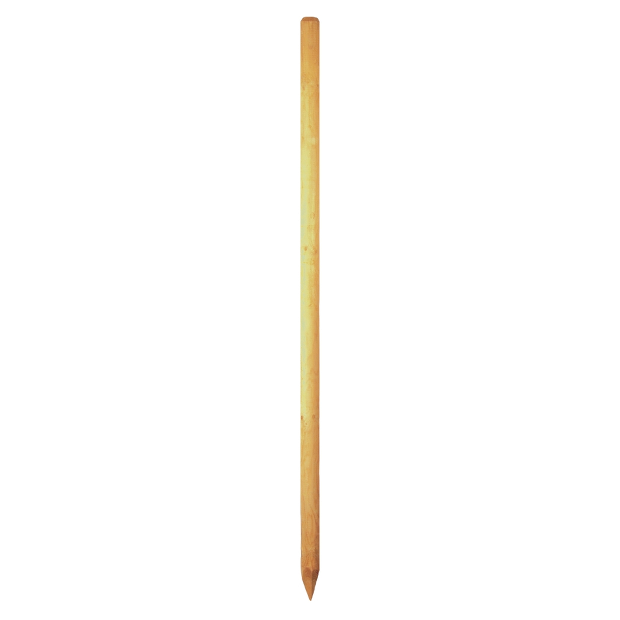 Baumpfahl 6 x 150 cm, gefräst, gefast, gespitzt, kdi-grün