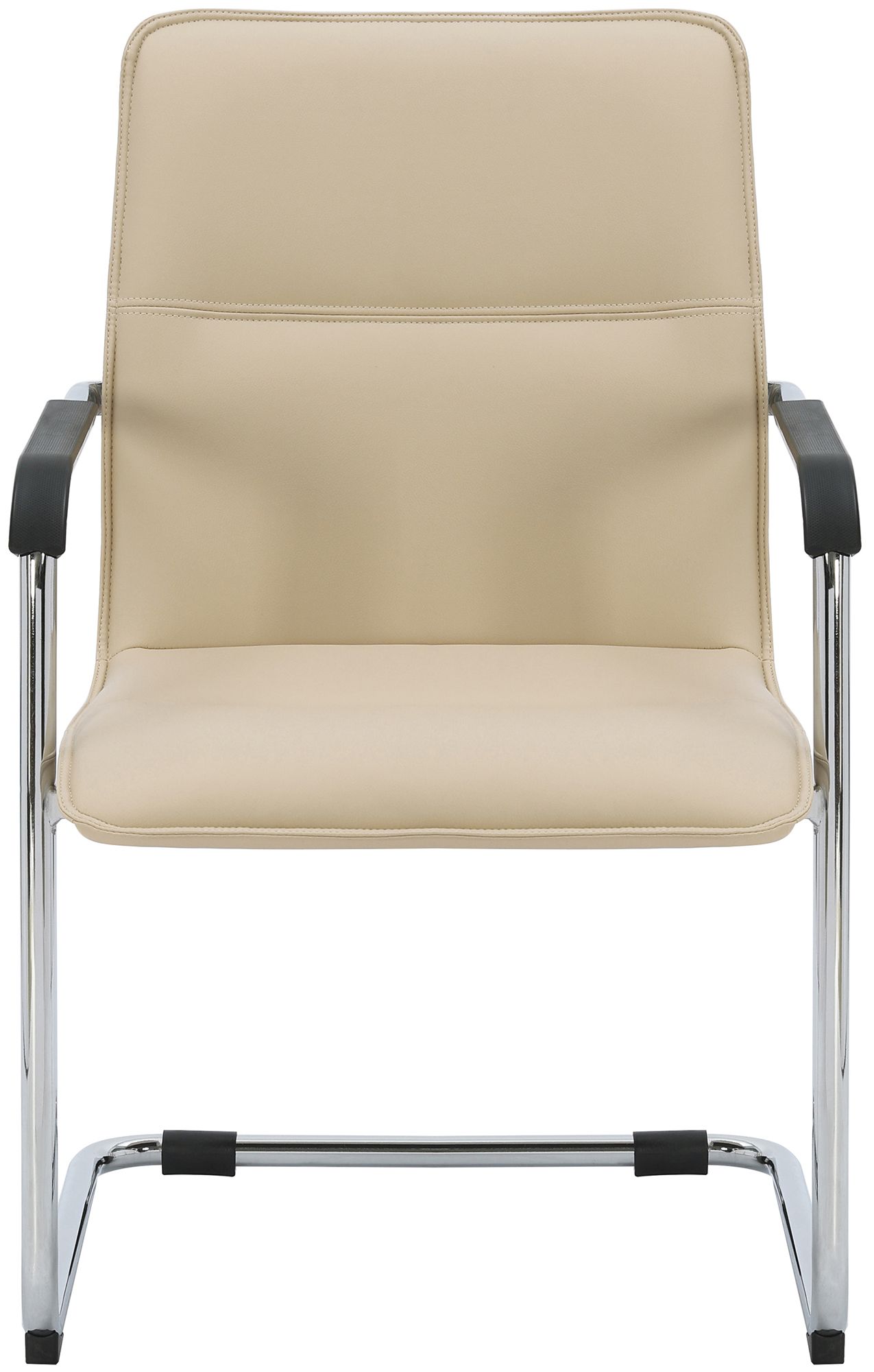 2er Set Besucherstuhl Seattle, creme