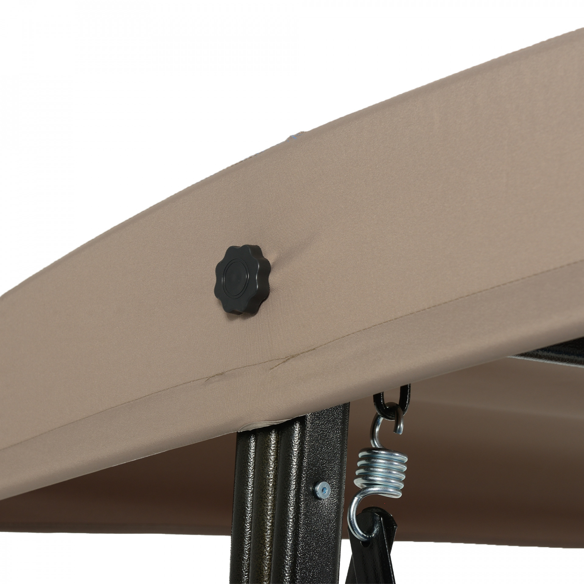 Hollywoodschaukel 3-Sitzer DESCANSO - 115 x 198 cm Beige