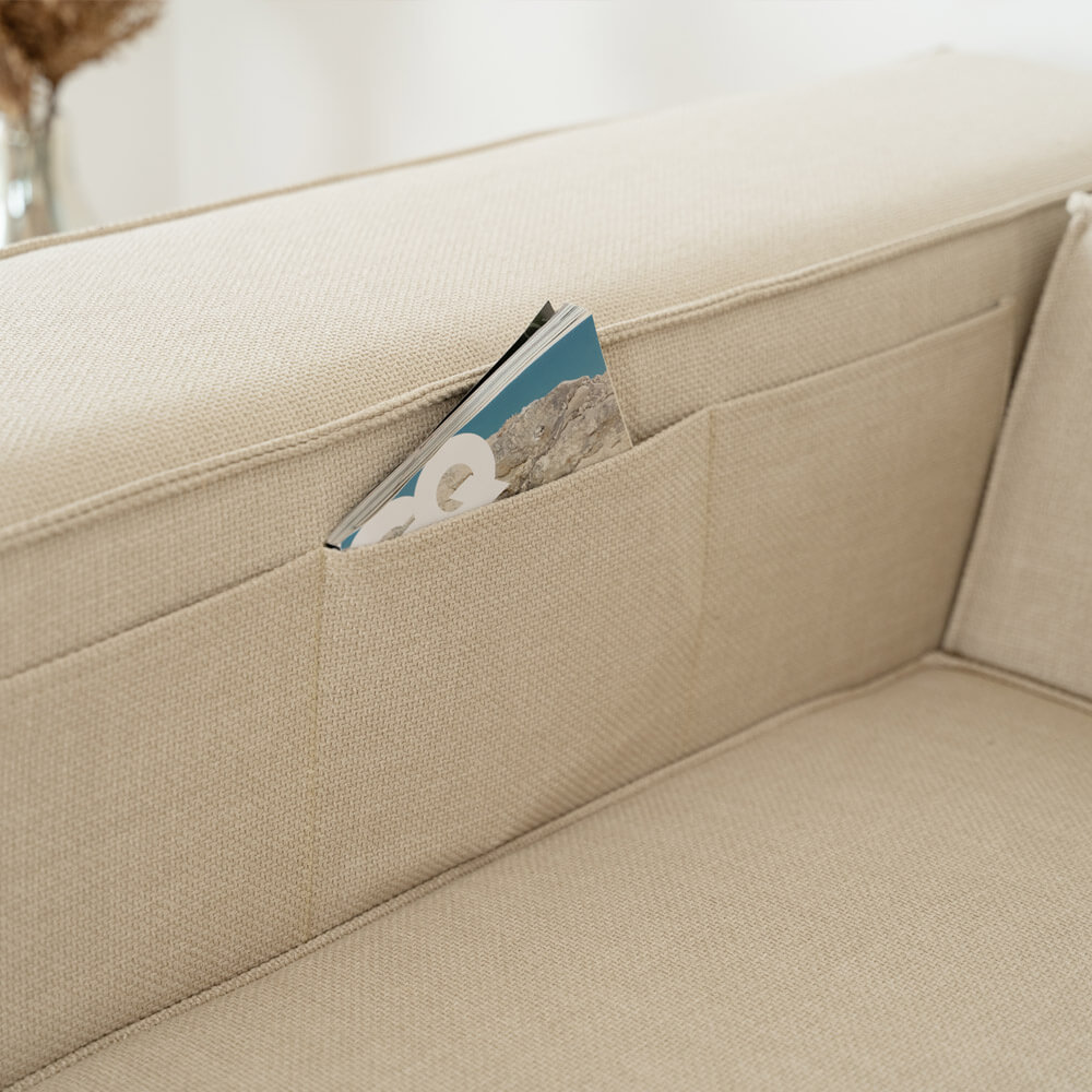 Modulares Sofa VERONA M - 327 x 120 cm Beige