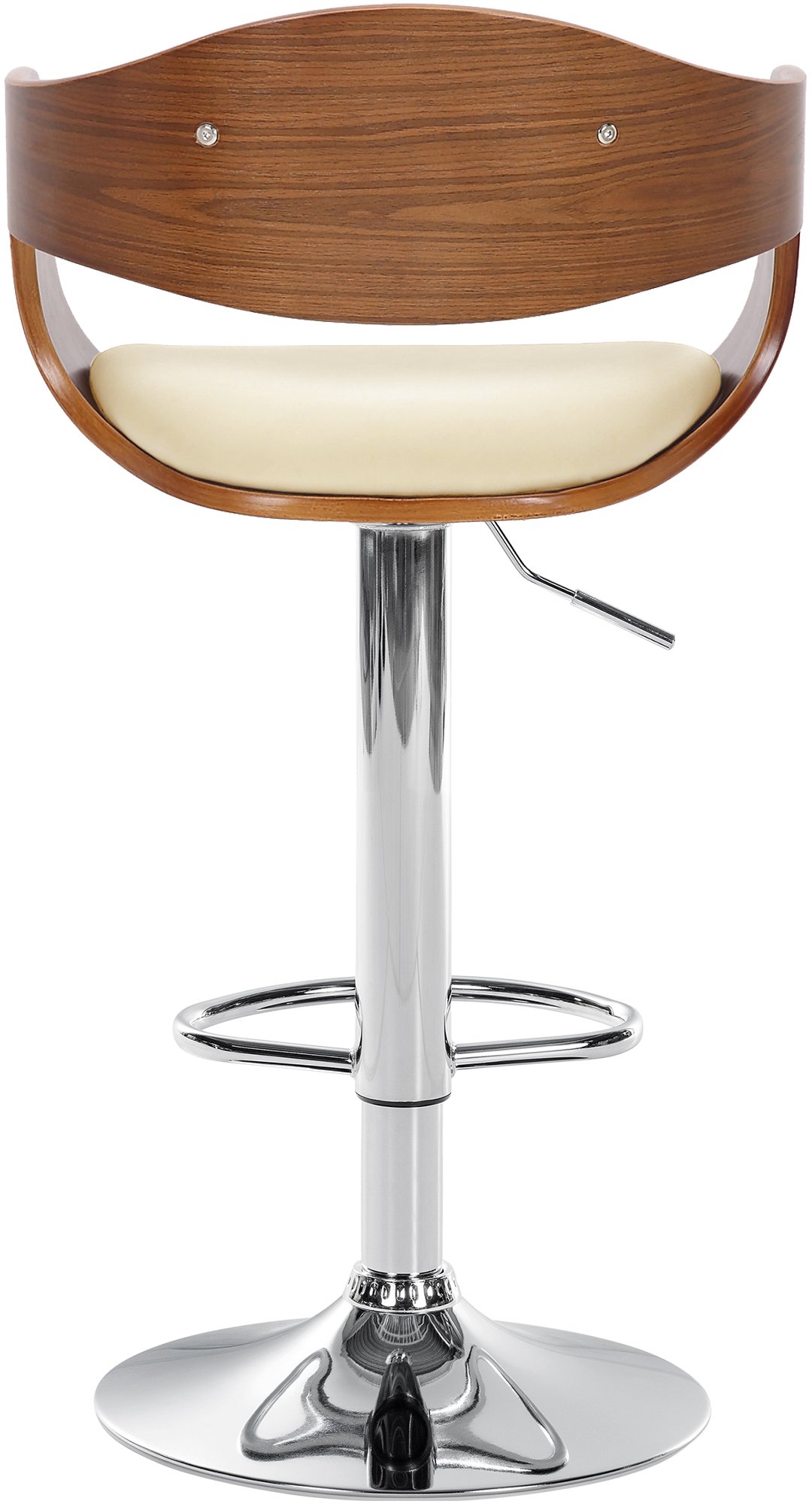 Barhocker Kingston C, walnuss/creme