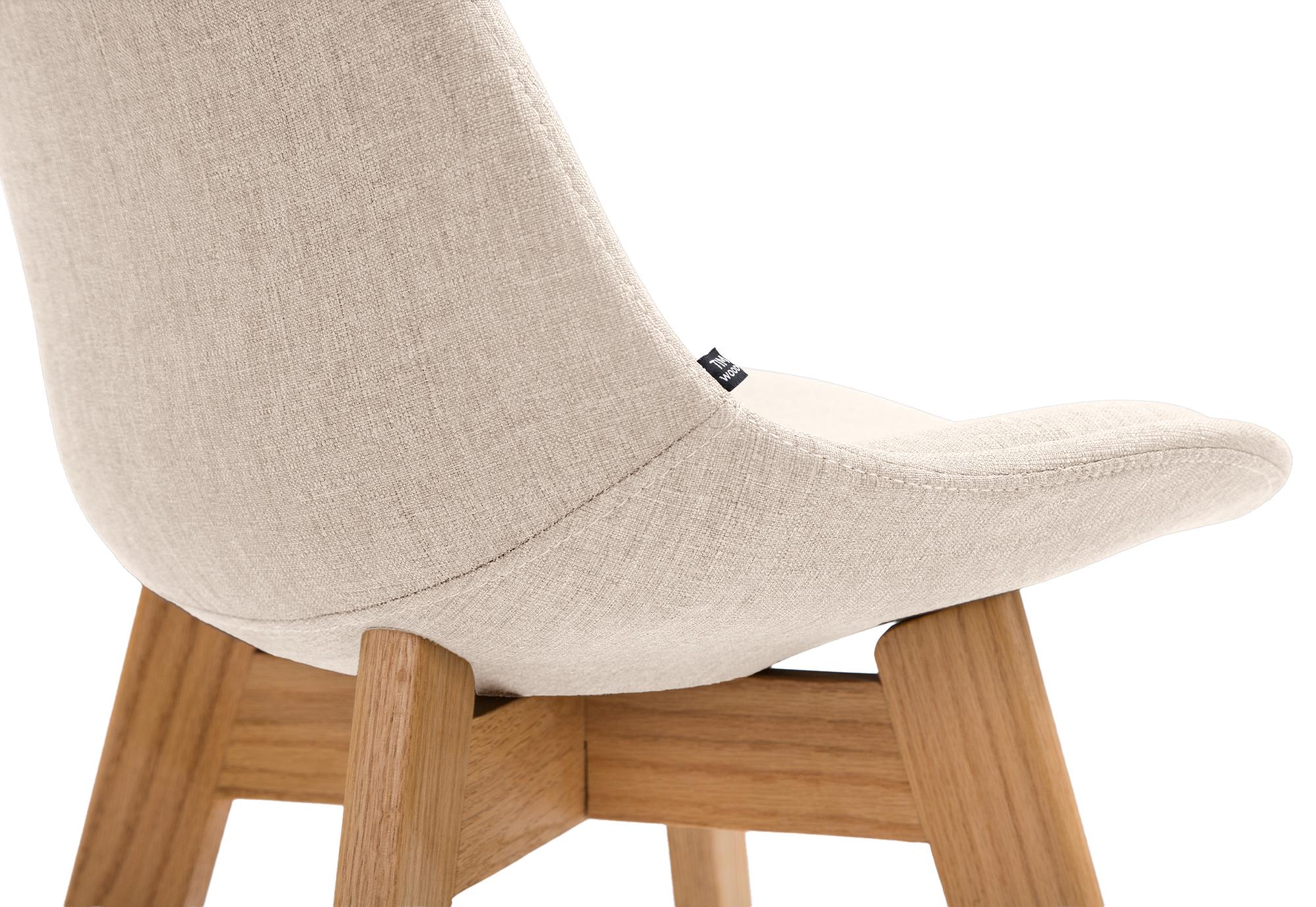 2er Set Barhocker Cannes Stoff natura, creme