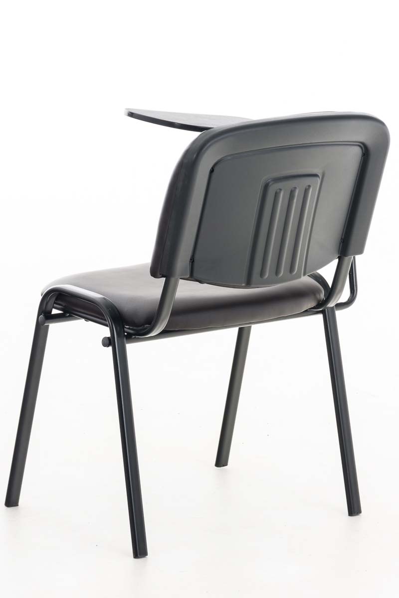 Stuhl Ken mit Klapptisch Kunstleder, braun