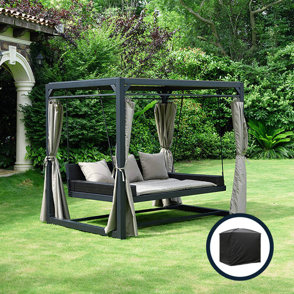 Pavillon Gartenliege mit Abdeckung PROVENCE