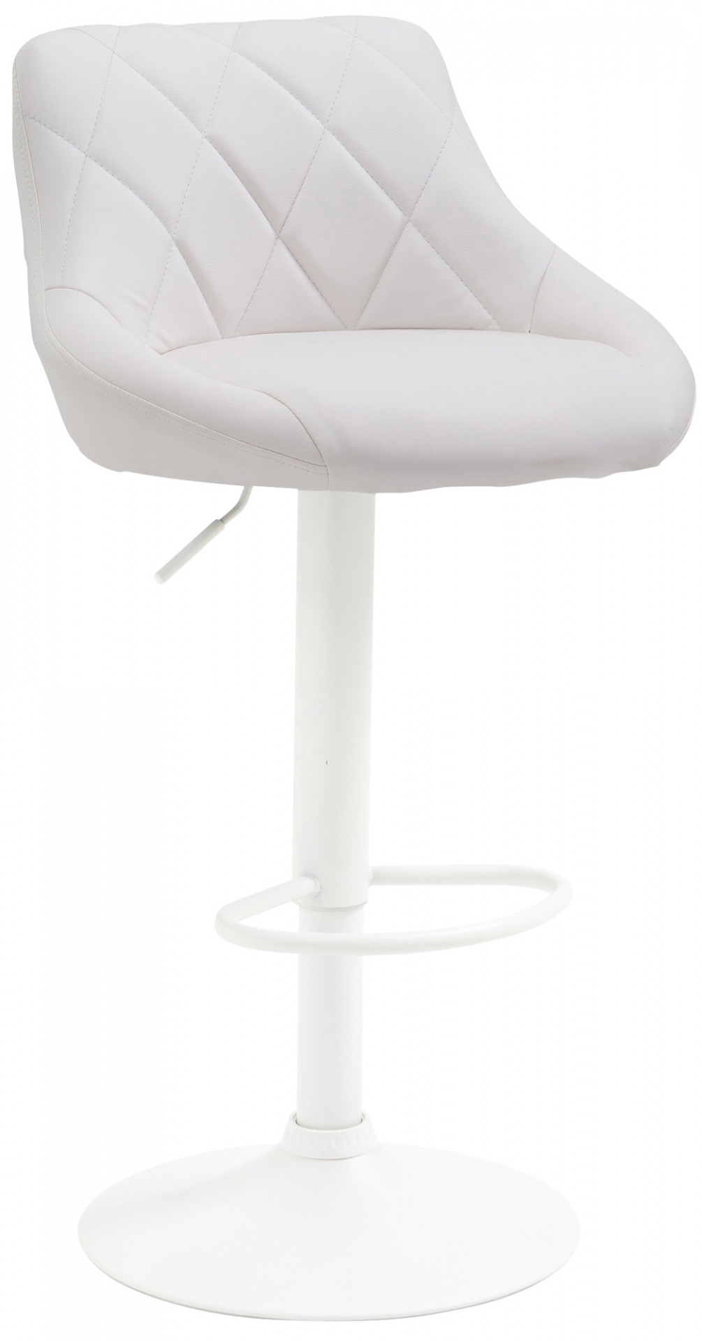 Barhocker Lazio Kunstleder weiß, weiß