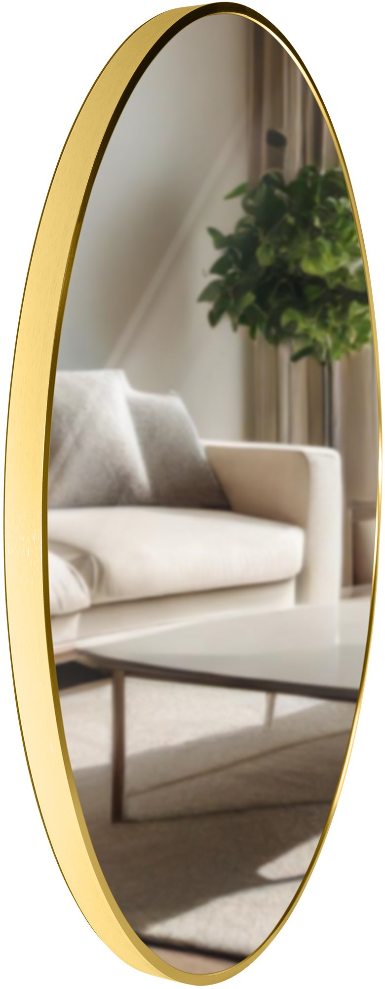 Wandspiegel Elsie XL, gold glanz