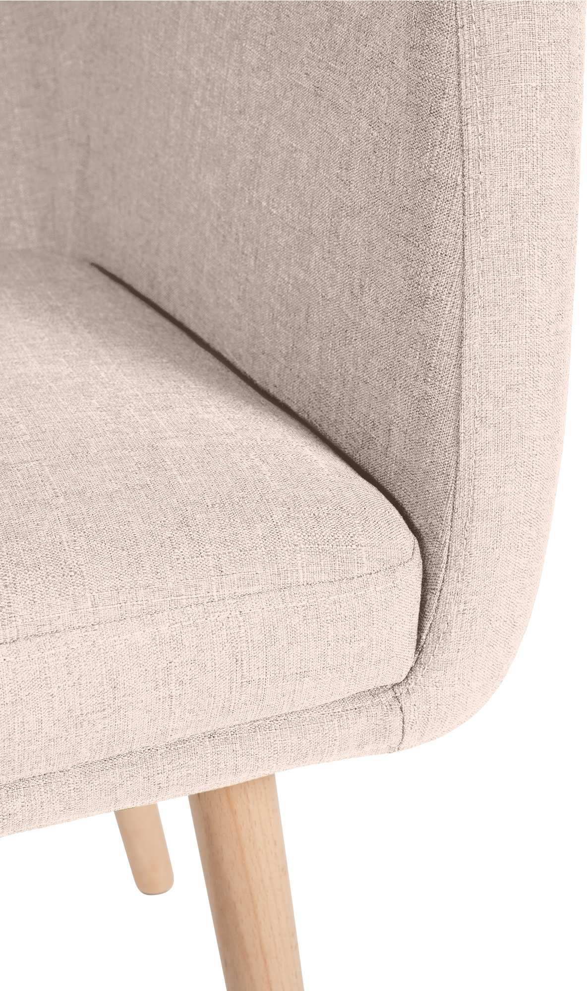 Besucherstuhl Utrecht Stoff natura, beige