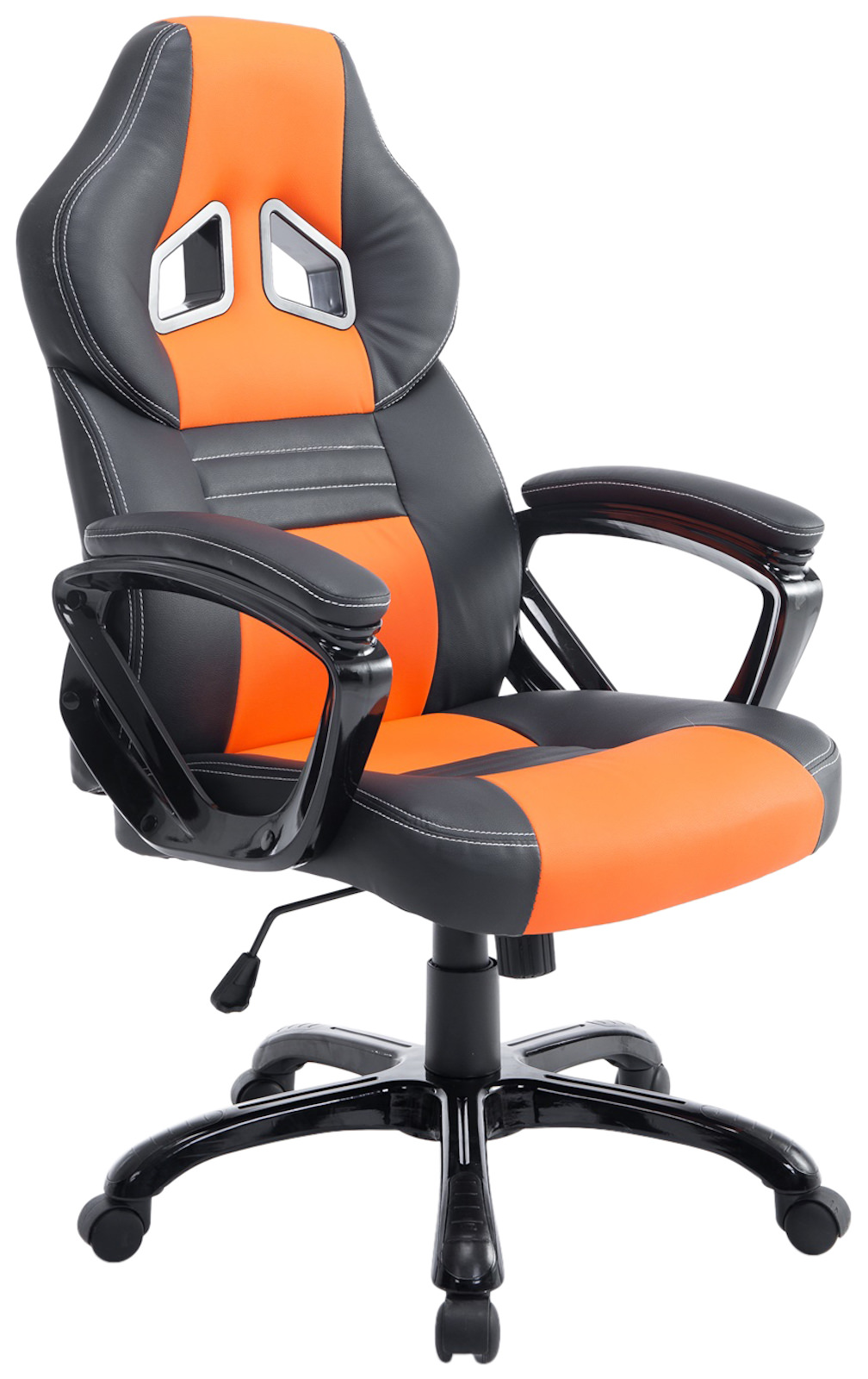 Bürostuhl Pedro, schwarz/orange