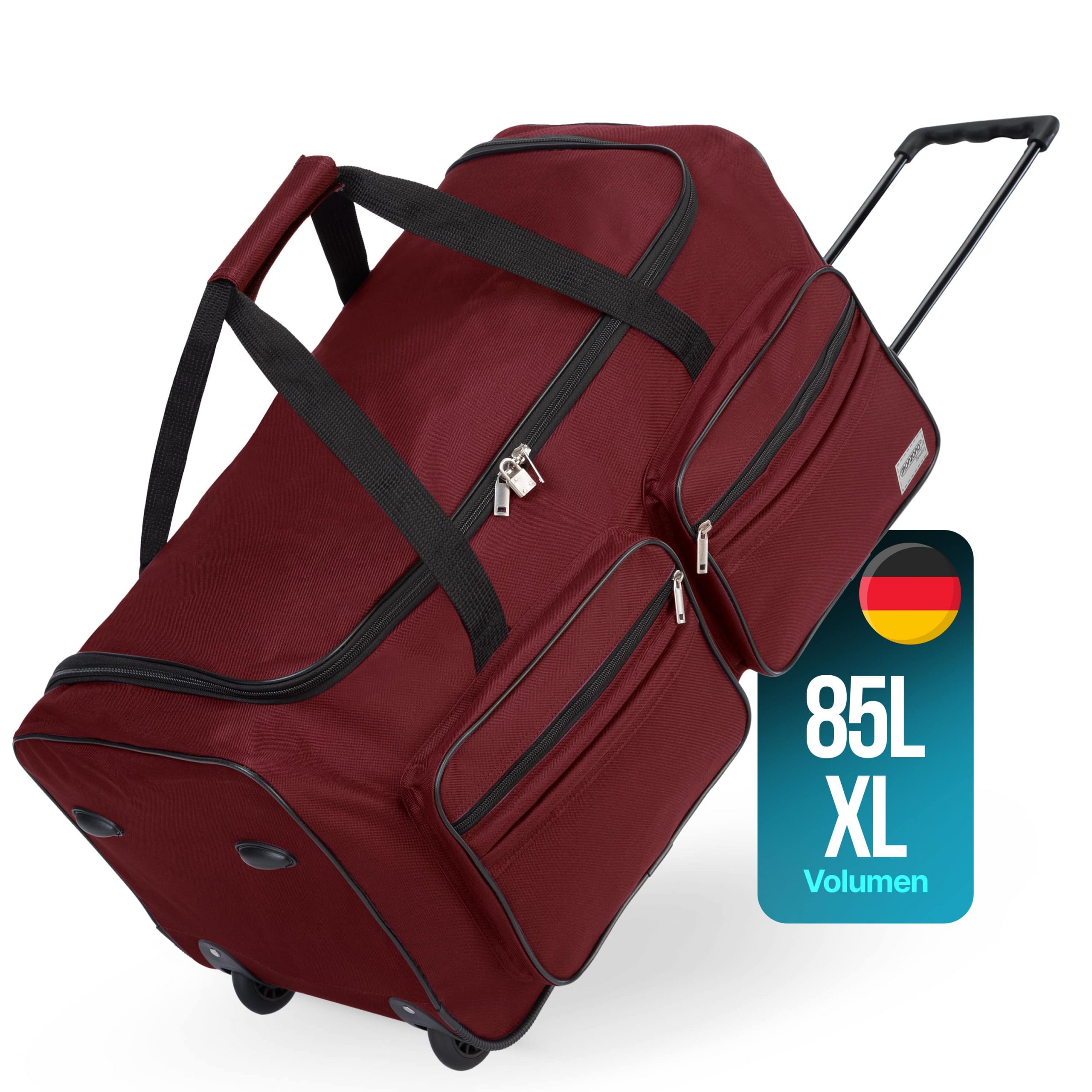 Rollenreisetasche Rot 85L