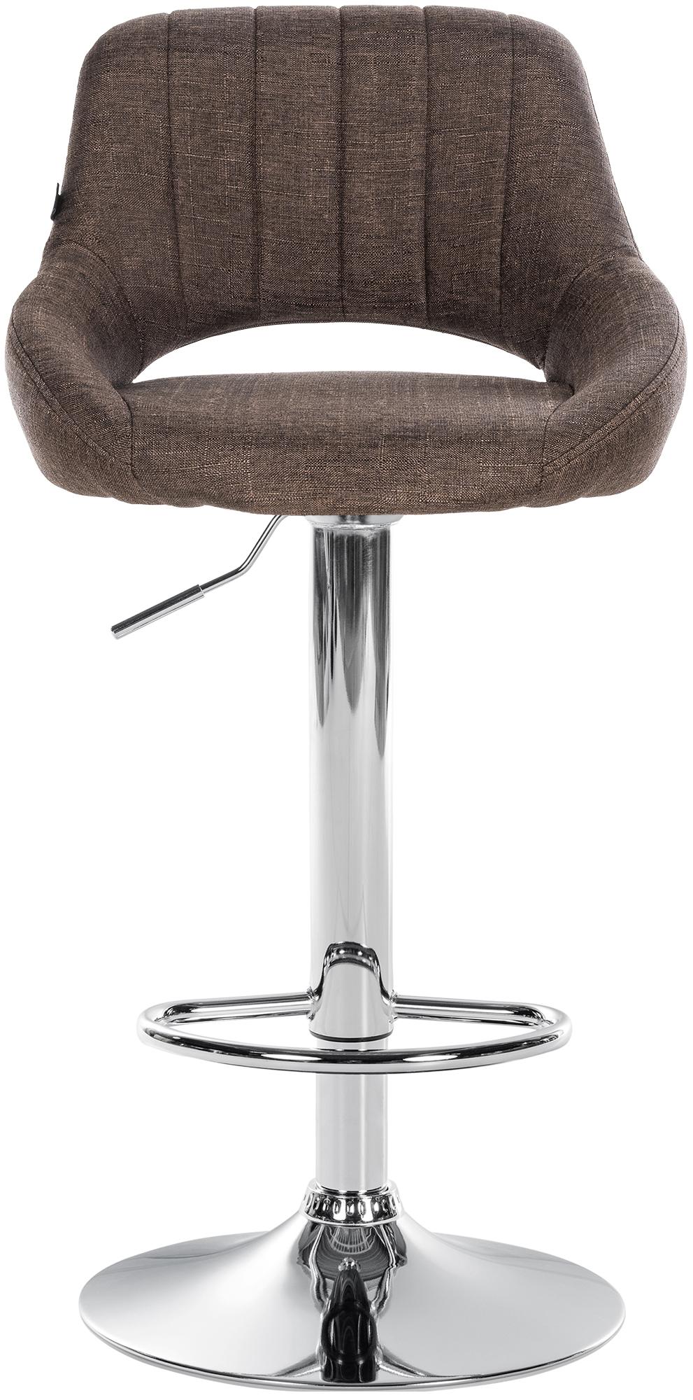 2er Set Barhocker Milet Stoff C, braun