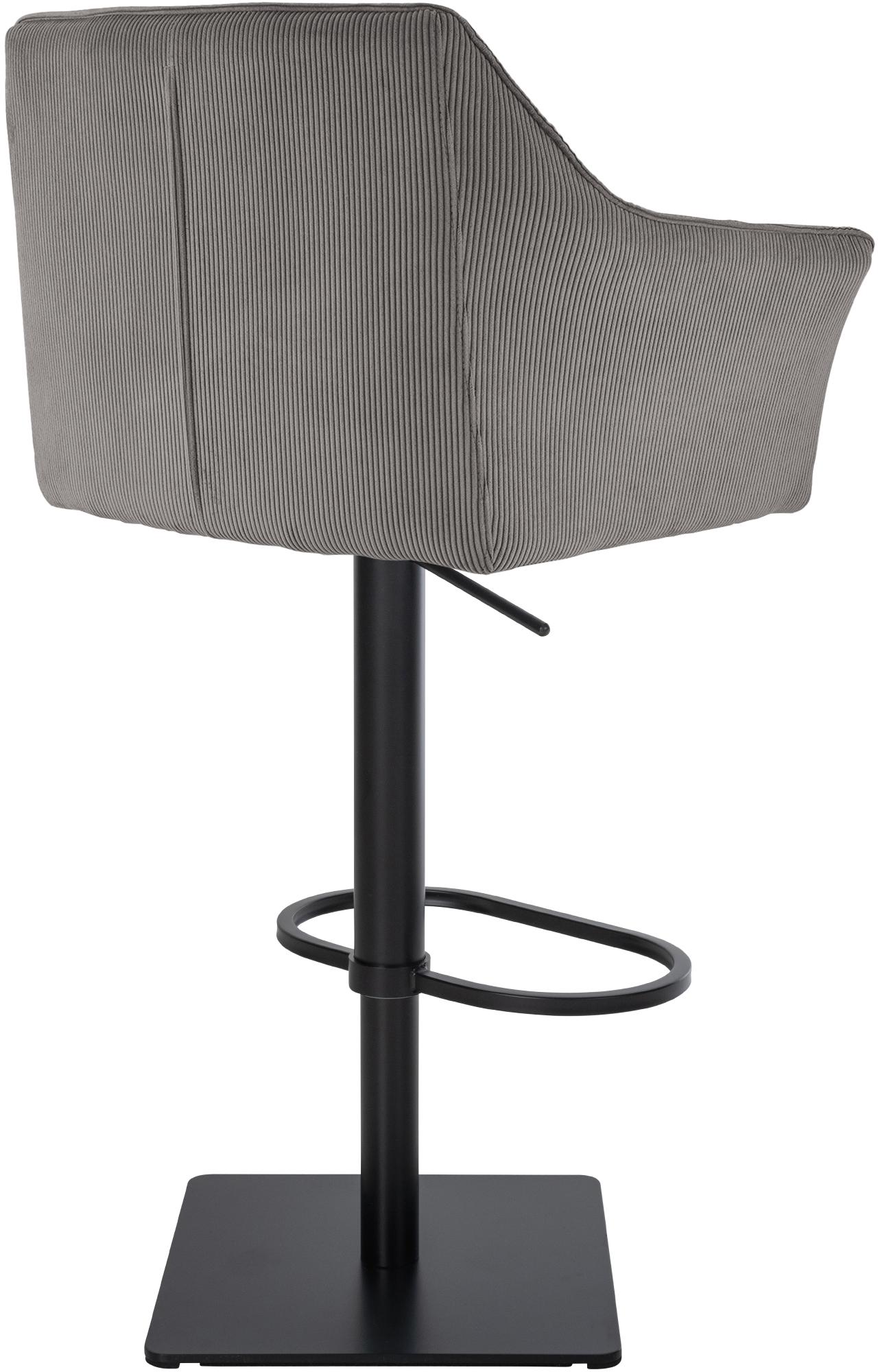 Barhocker Damaso B Cord, taupe