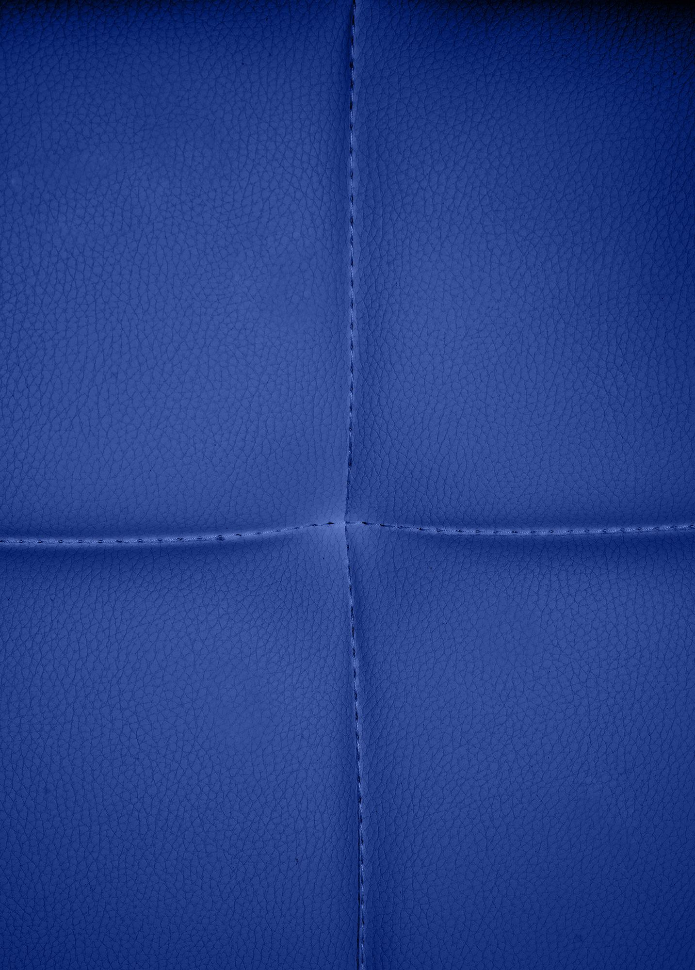 Besucherstuhl Canada B Kunstleder, blau