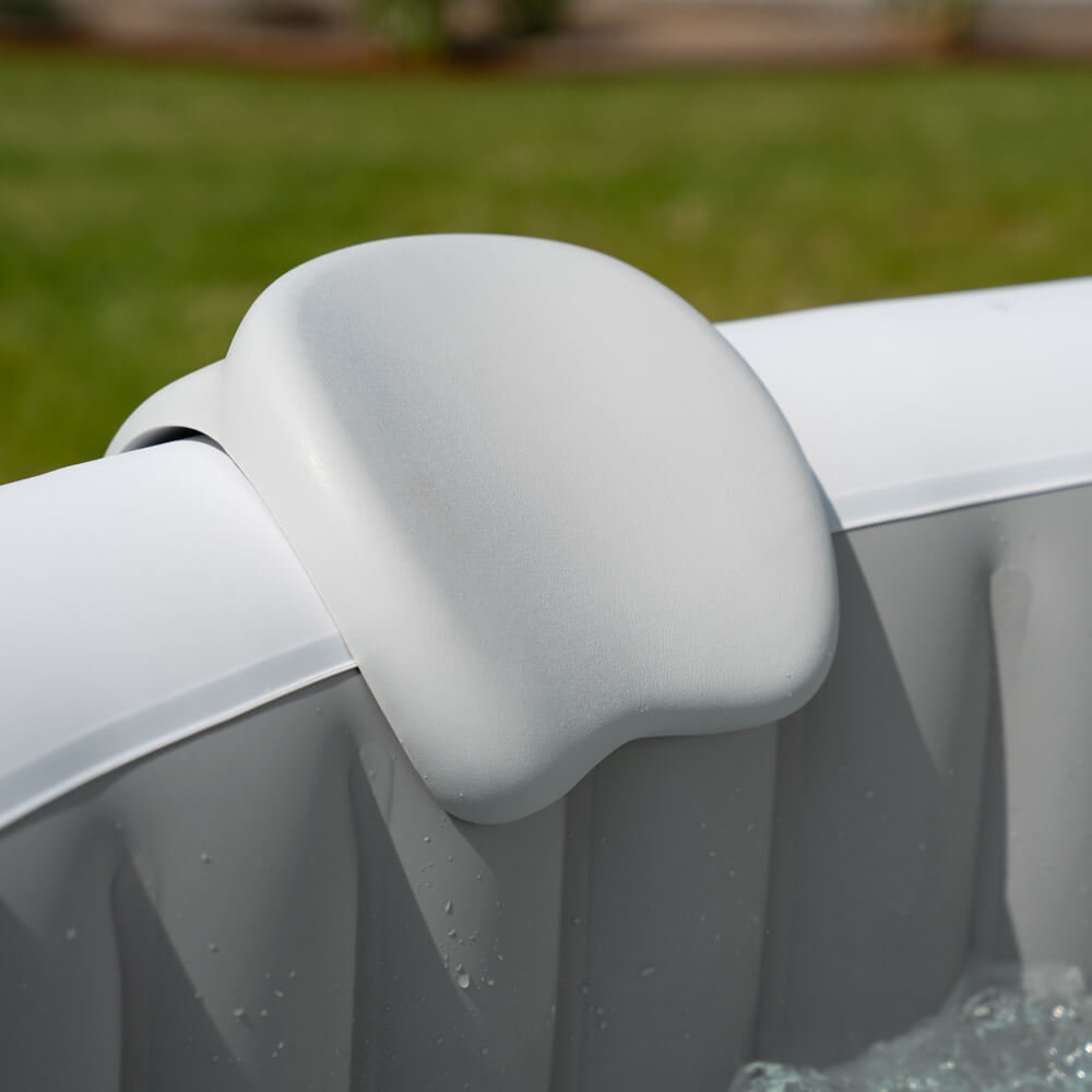 Outdoor Whirlpool inkl. Kissen, Getränkehalter und Sonnendach SPLASH - Ø208 cm 6 Personen Beige