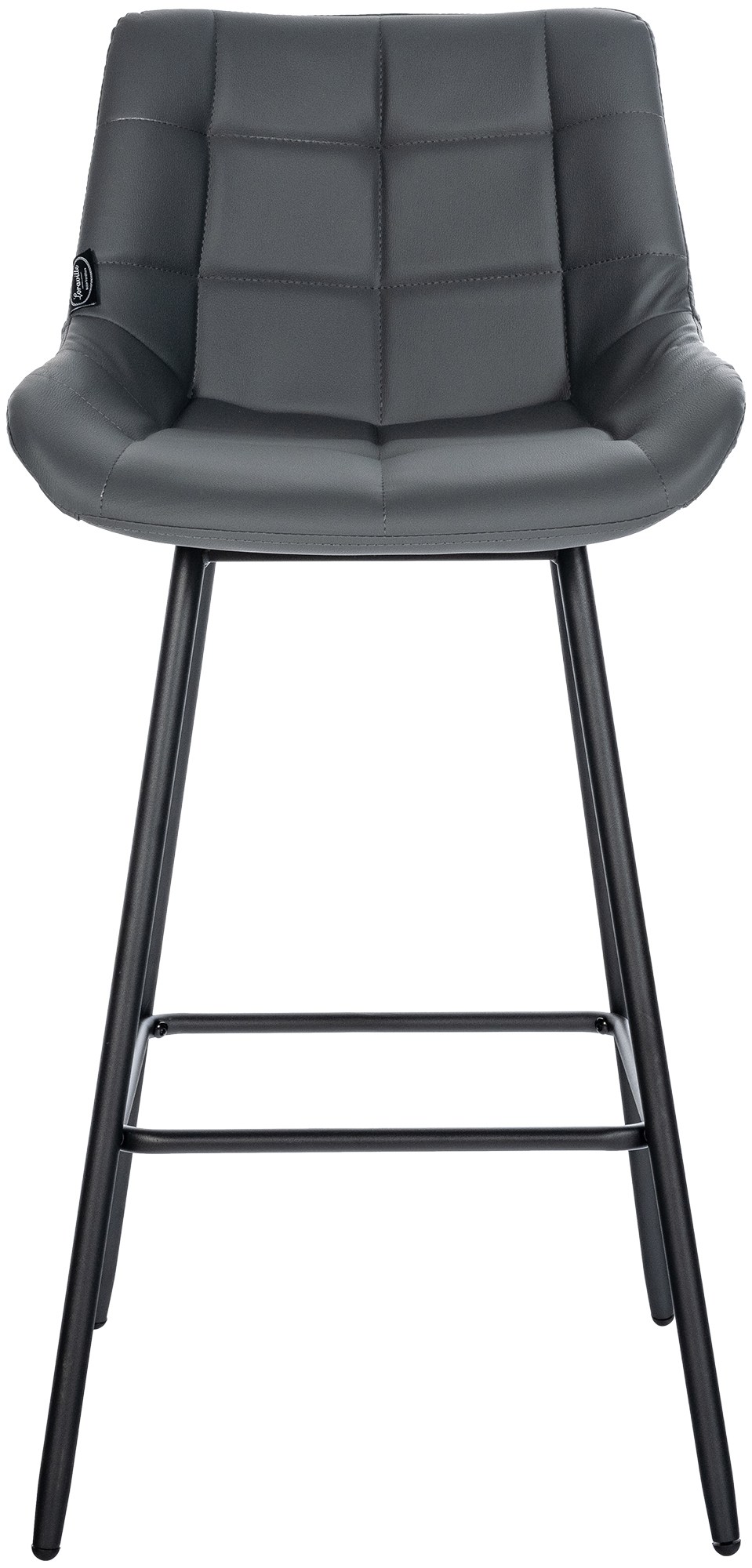 Barhocker Weston Kunstleder, grau