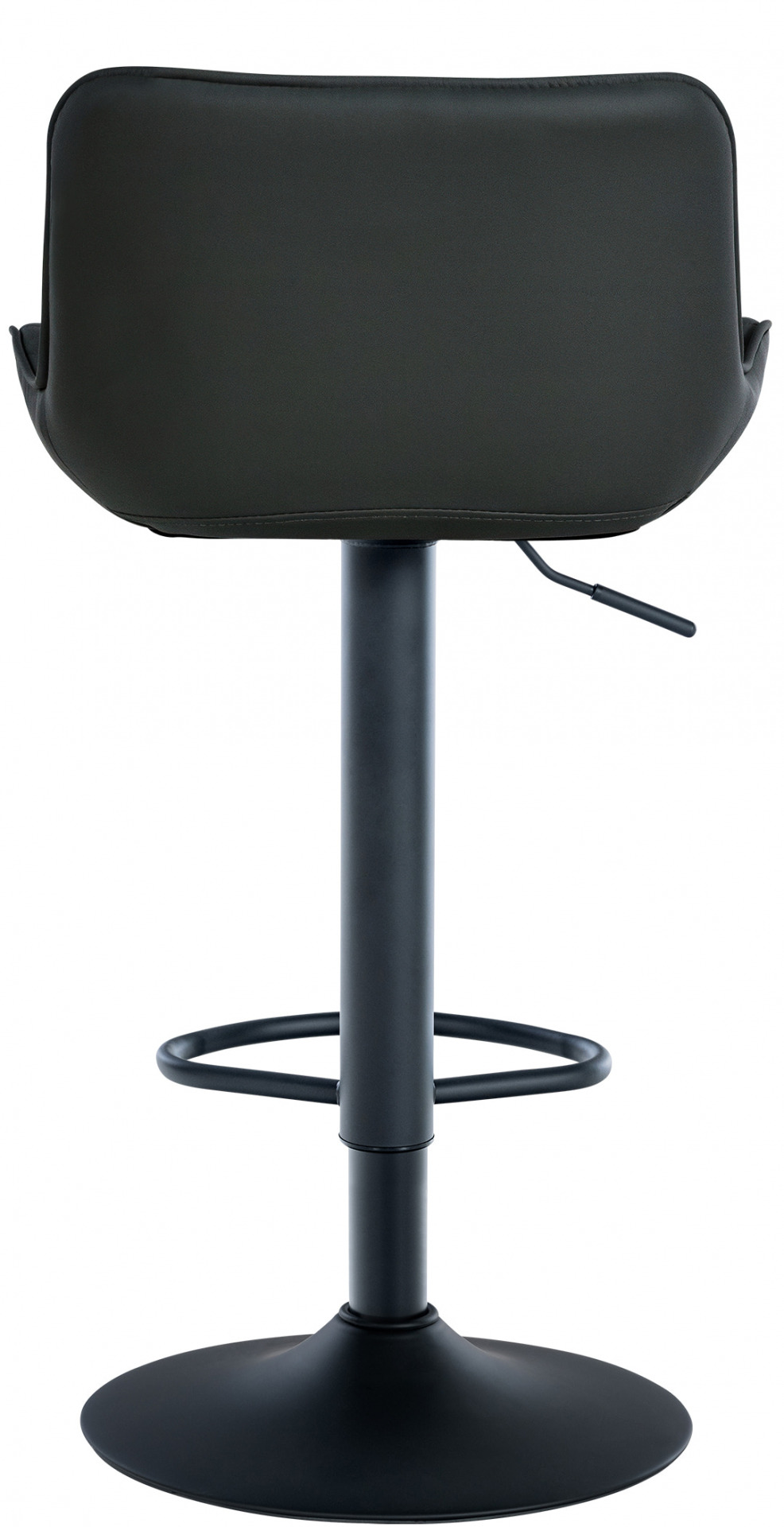 2er Set Barhocker Minosa Kunstleder, schwarz