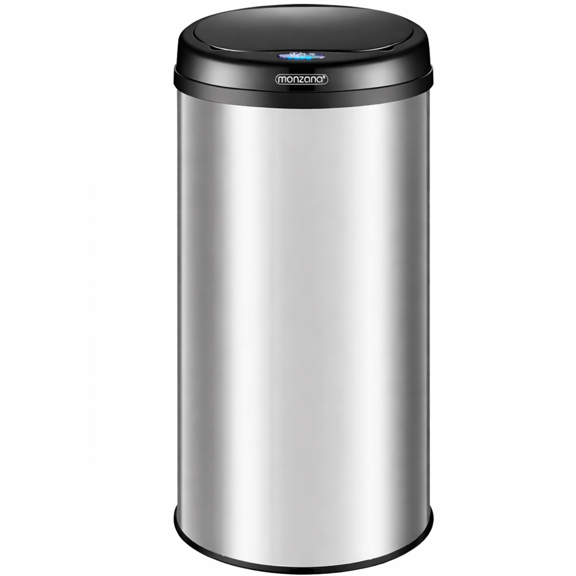 Sensor Mülleimer Silber Edelstahl 30L