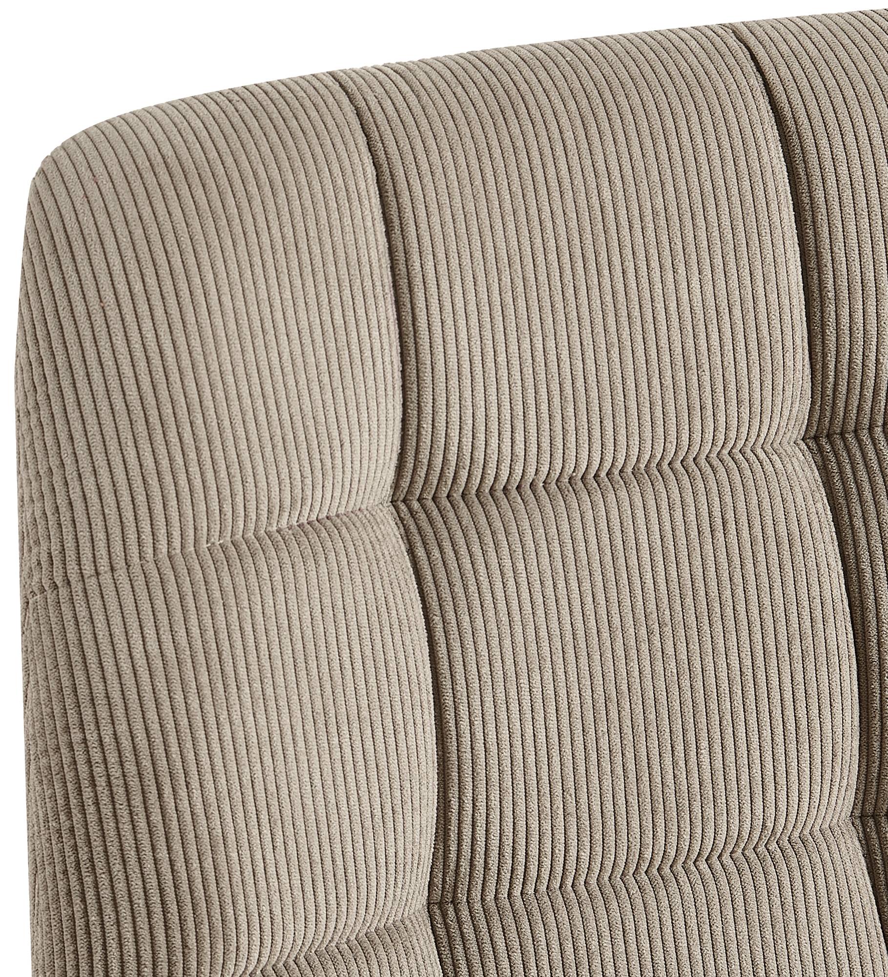 2er Set Esszimmerstuhl Antibes Cord, taupe