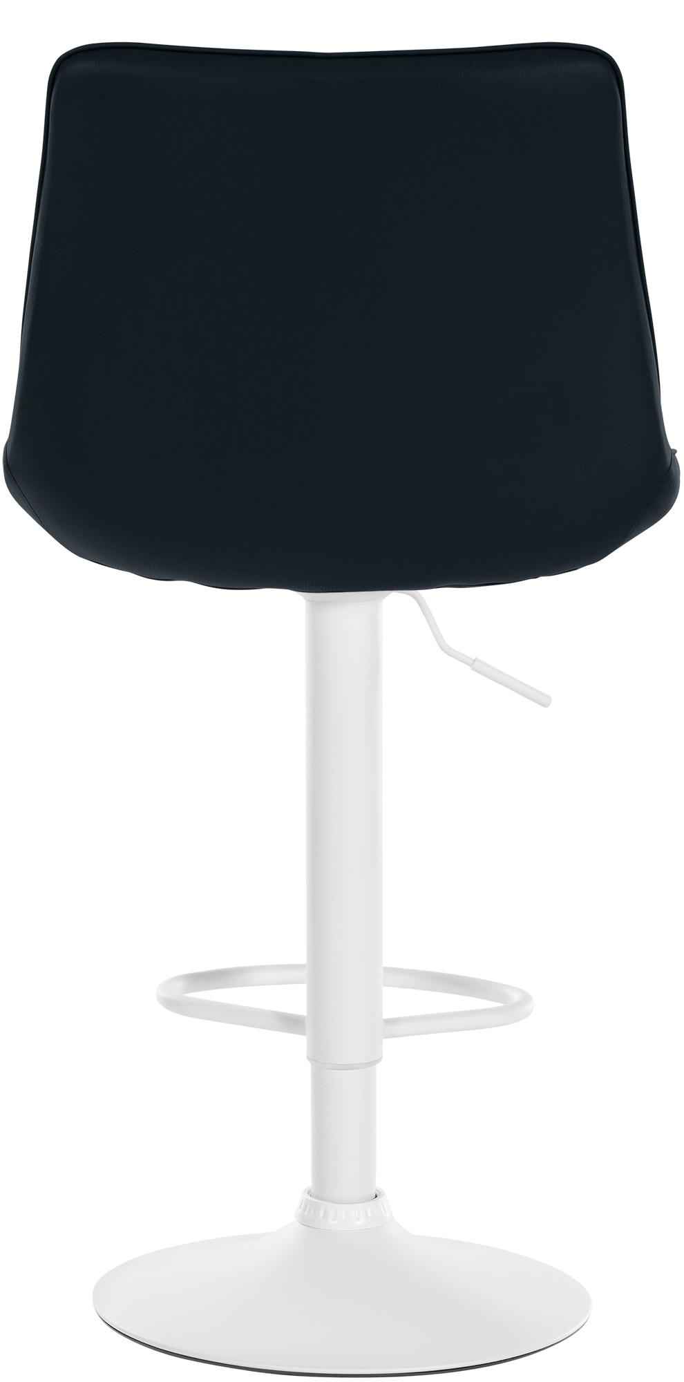 2er Set Barhocker Toni Kunstleder weiß, schwarz