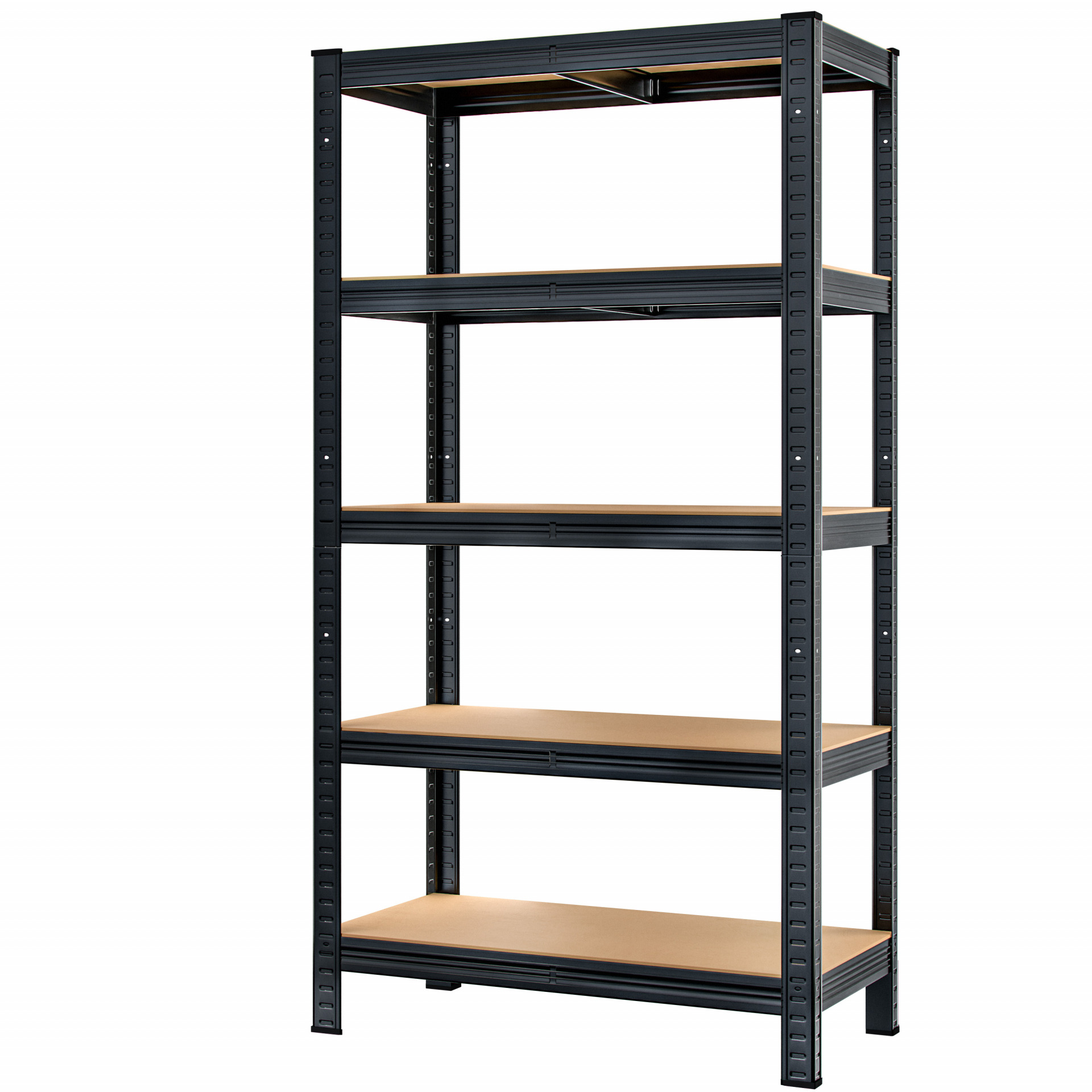 Schwerlastregal Schwarz 180x90x40cm pulverbeschichtet 875kg