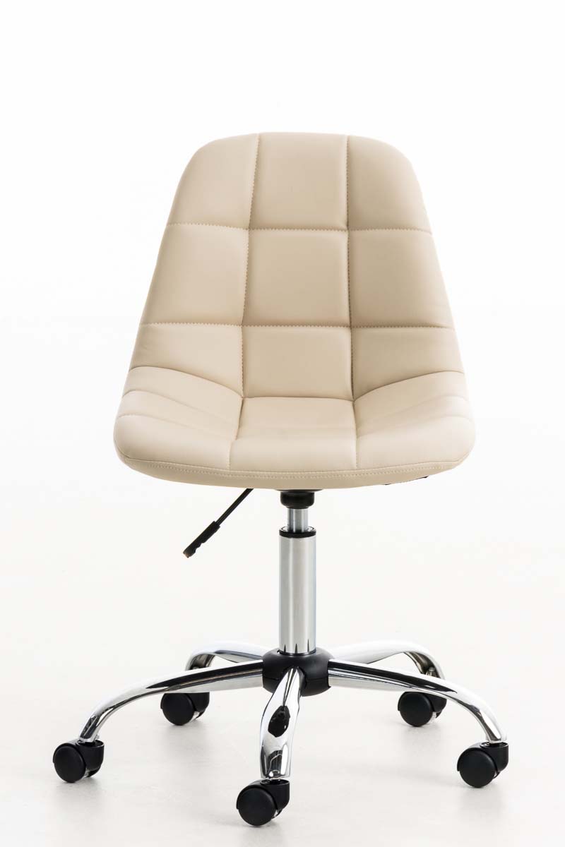 Bürostuhl Emil Kunstleder, creme