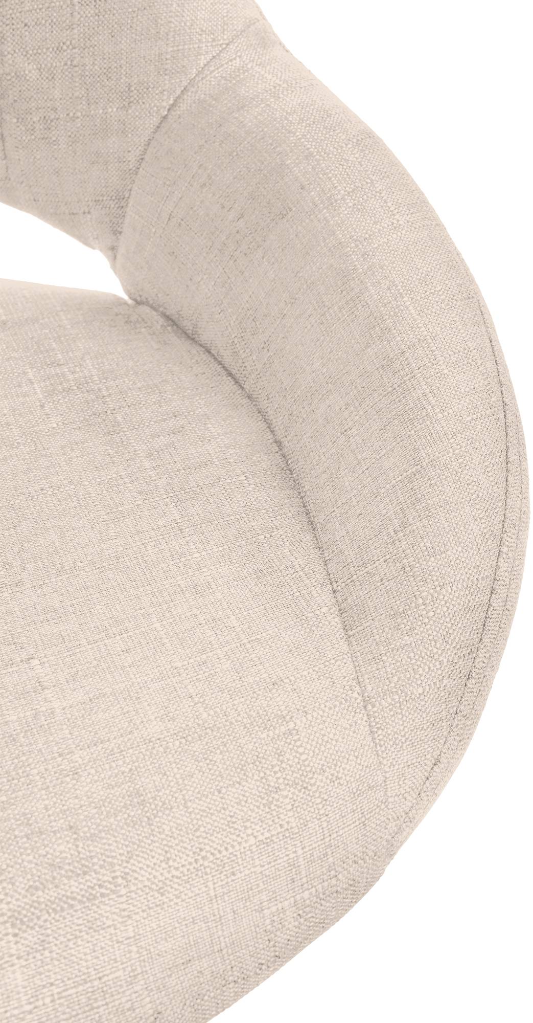 2er Set Barhocker Milet Stoff C, creme