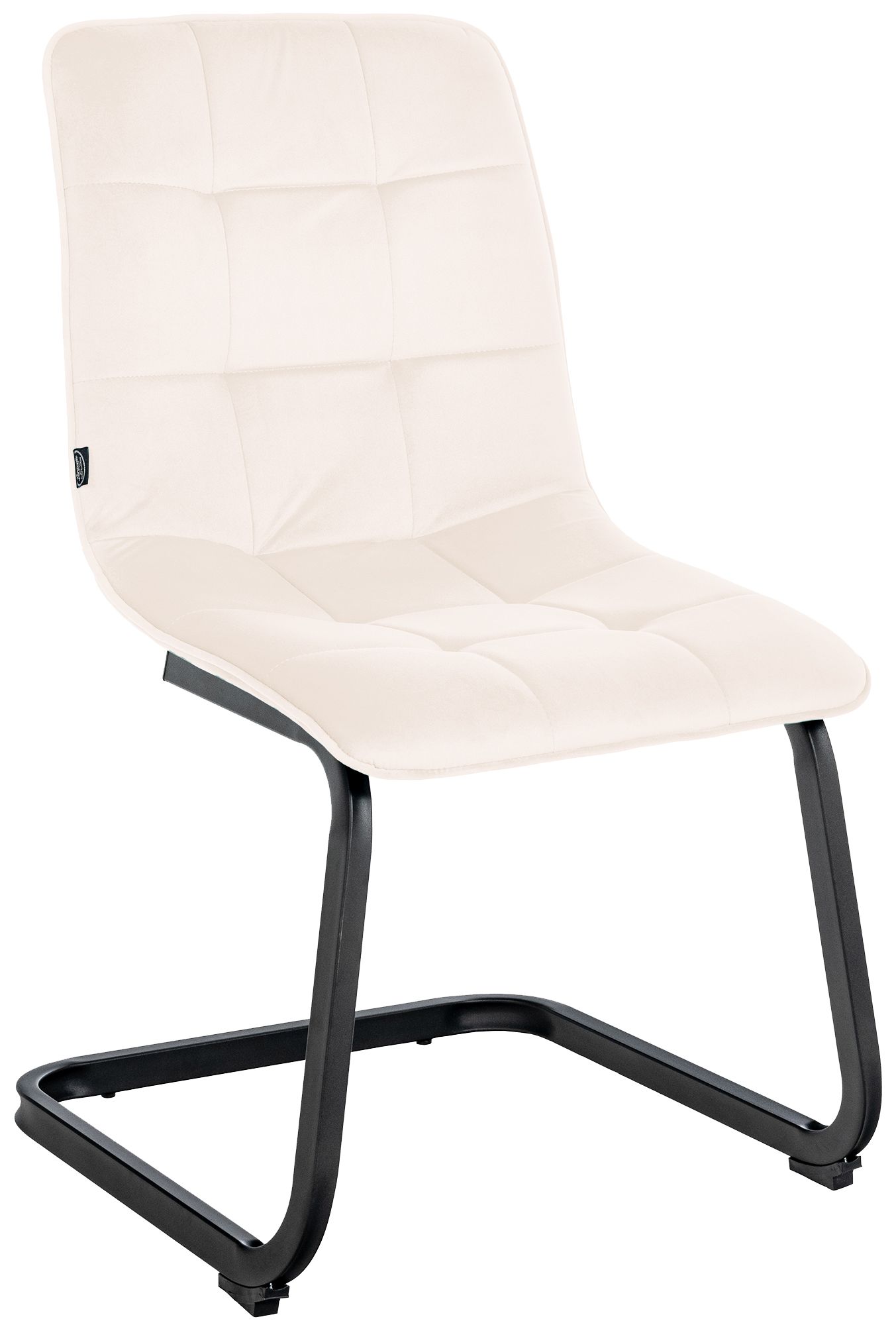Esszimmerstuhl Vermont Samt, creme