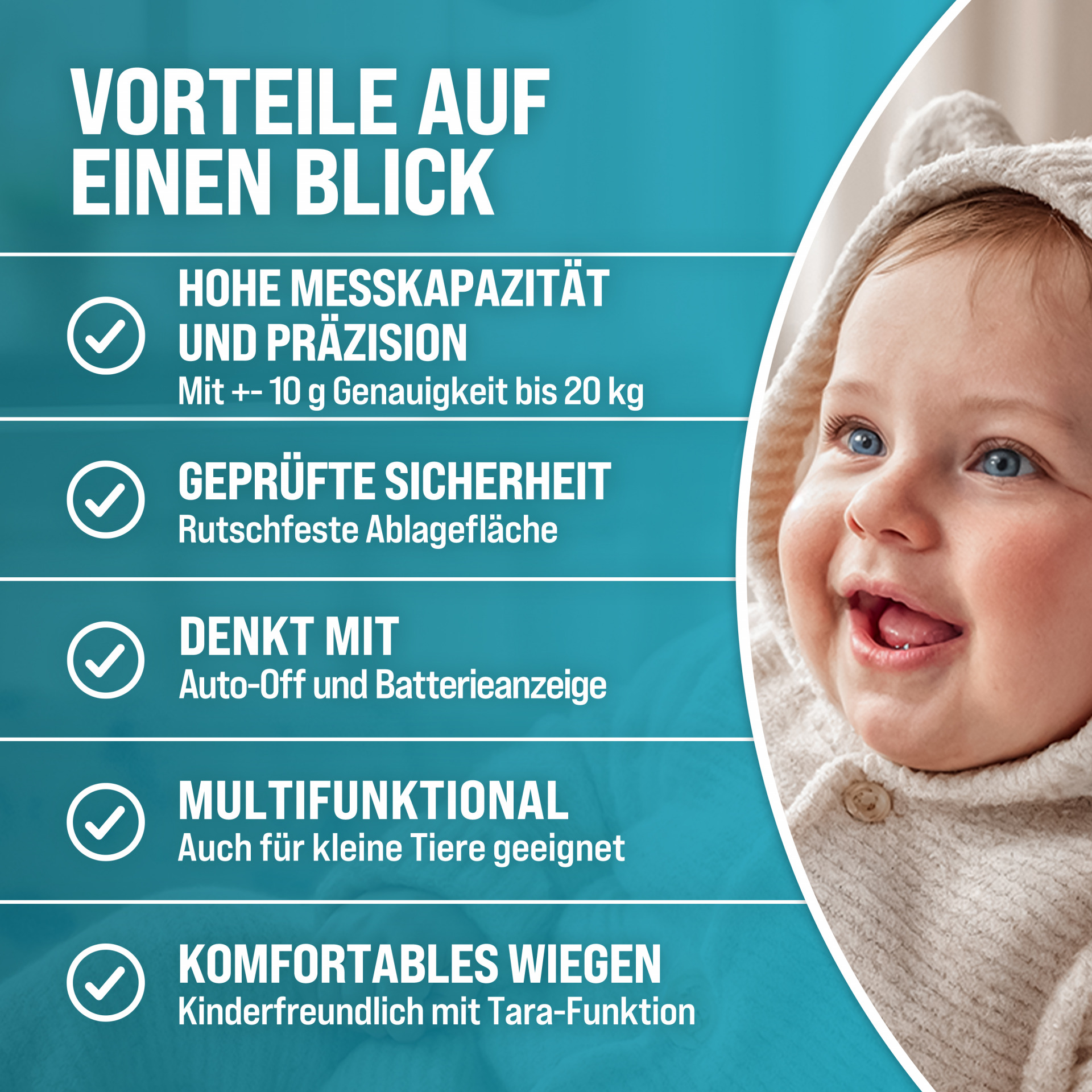 Babywaage bis 20 kg