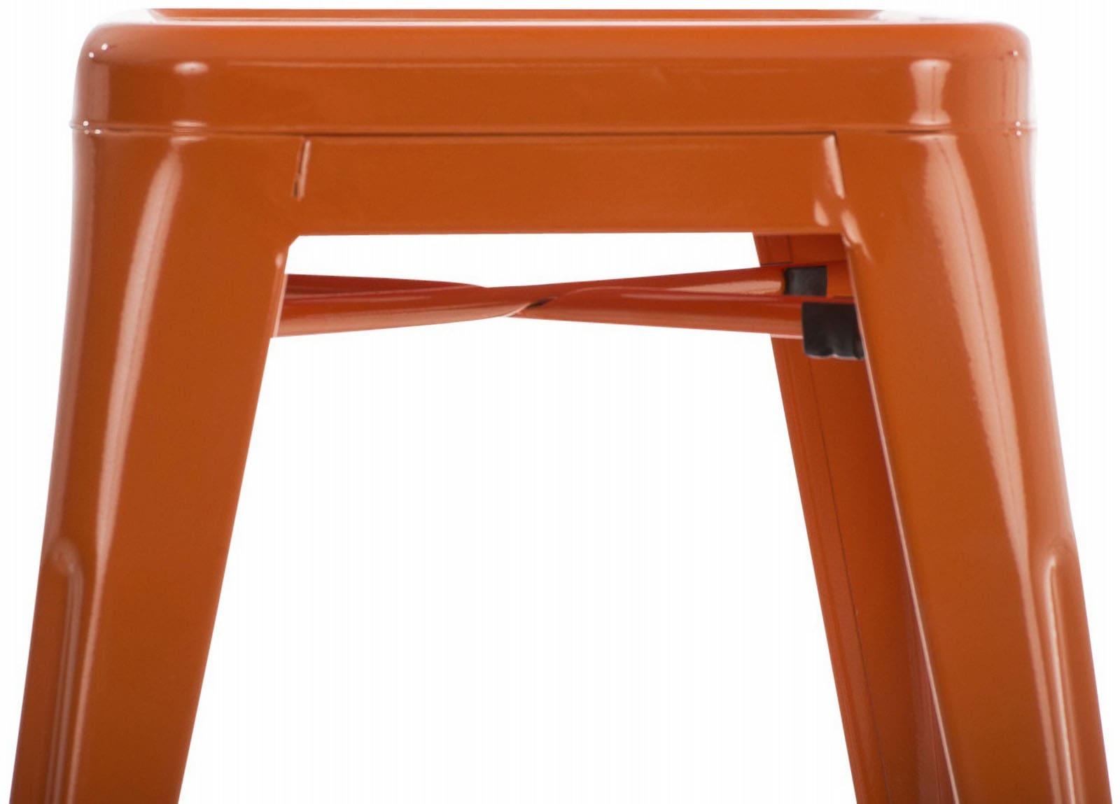 4er Set Hocker Armin, orange
