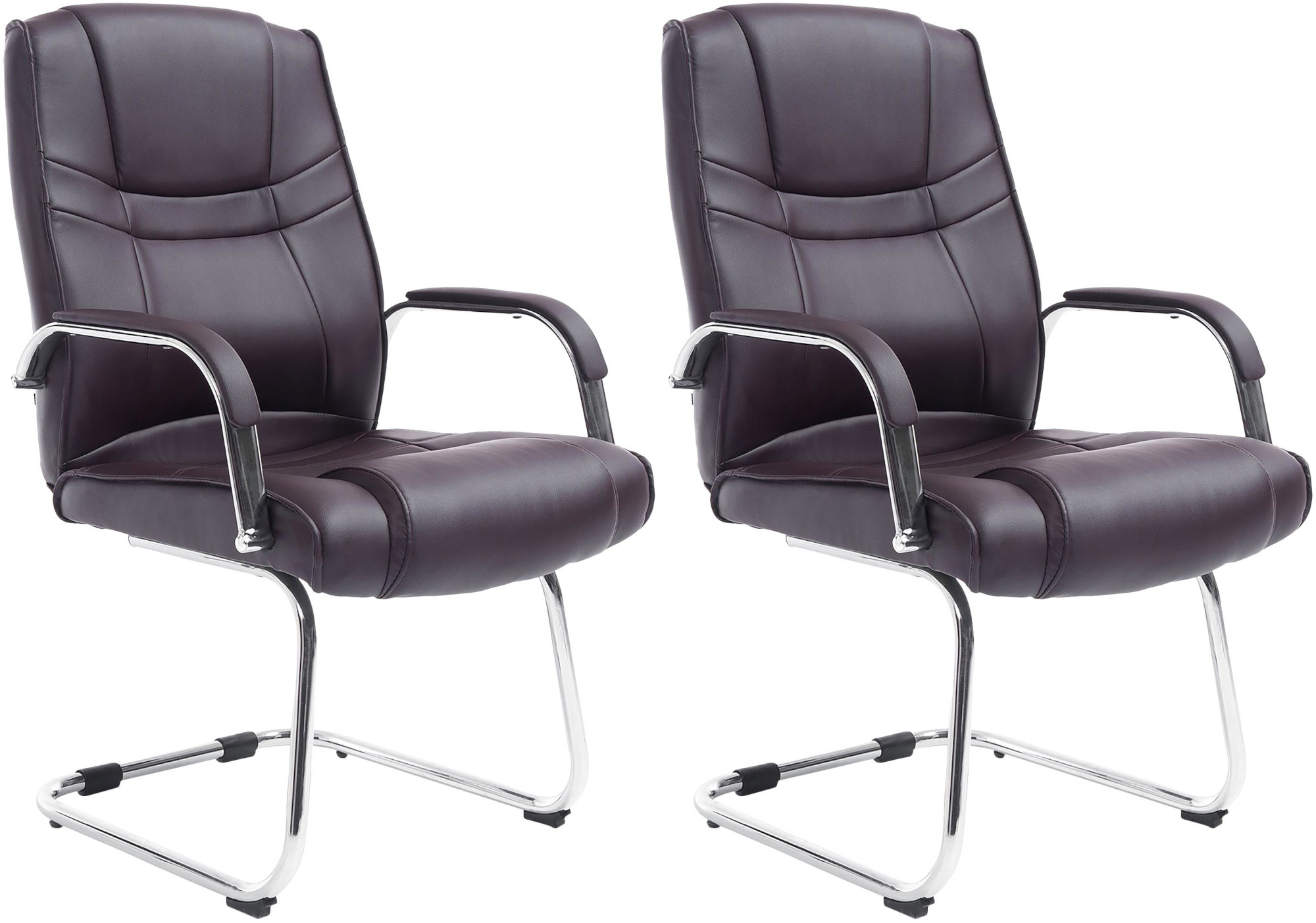 2er Set Stühle Attila, braun