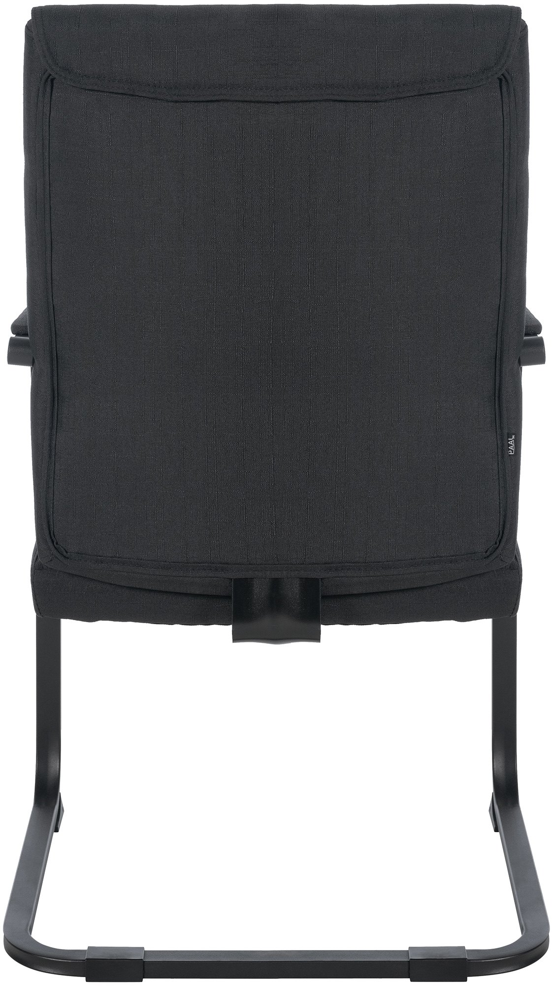 XL Besucherstuhl Anubis Stoff, schwarz/schwarz