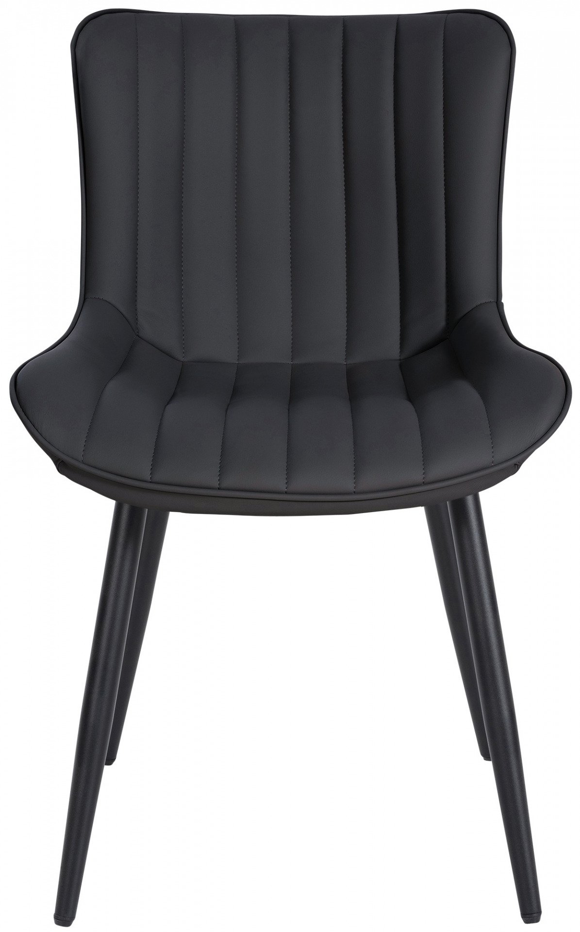2er Set Stühle Largo Kunstleder, schwarz