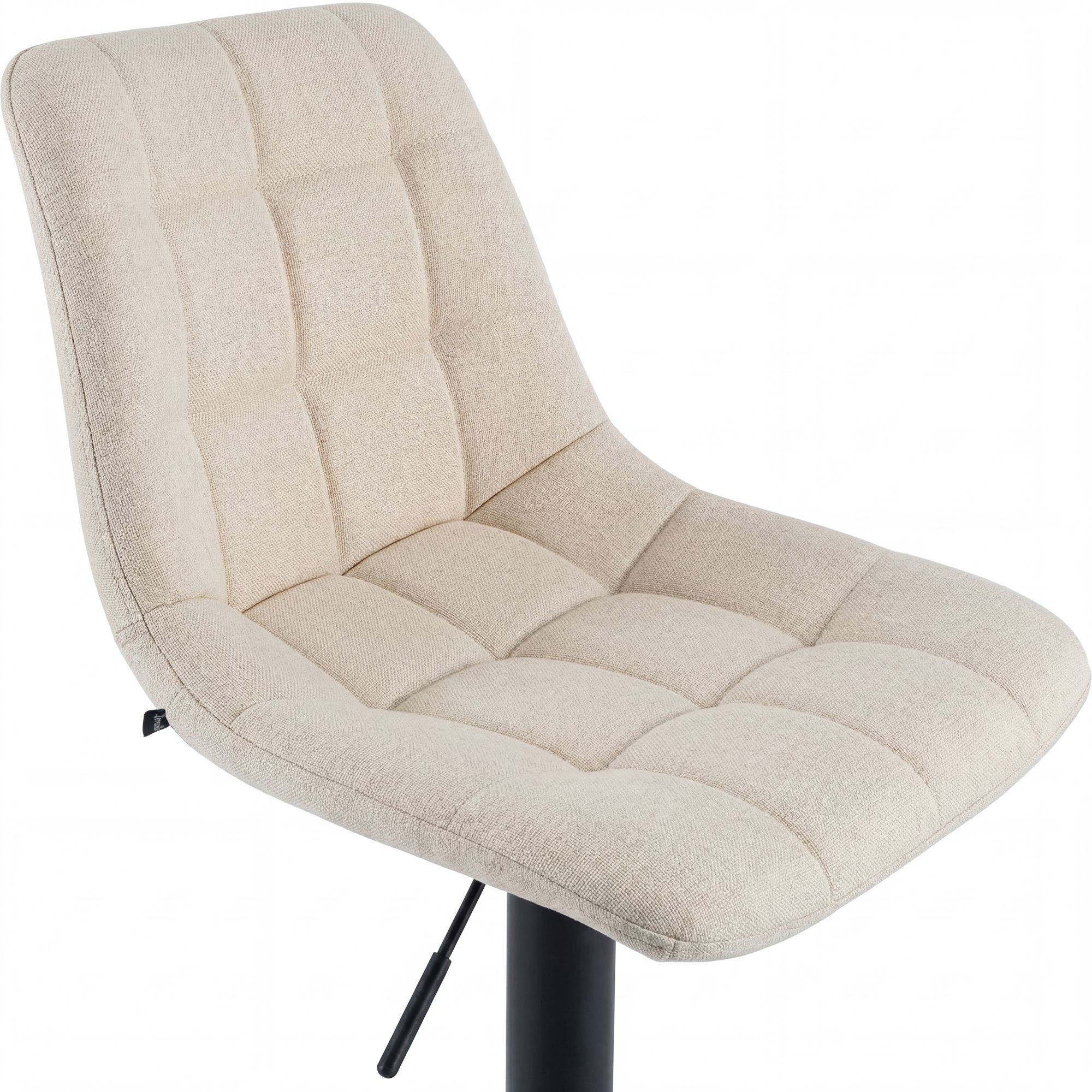 Barhocker Mapun Stoff, creme