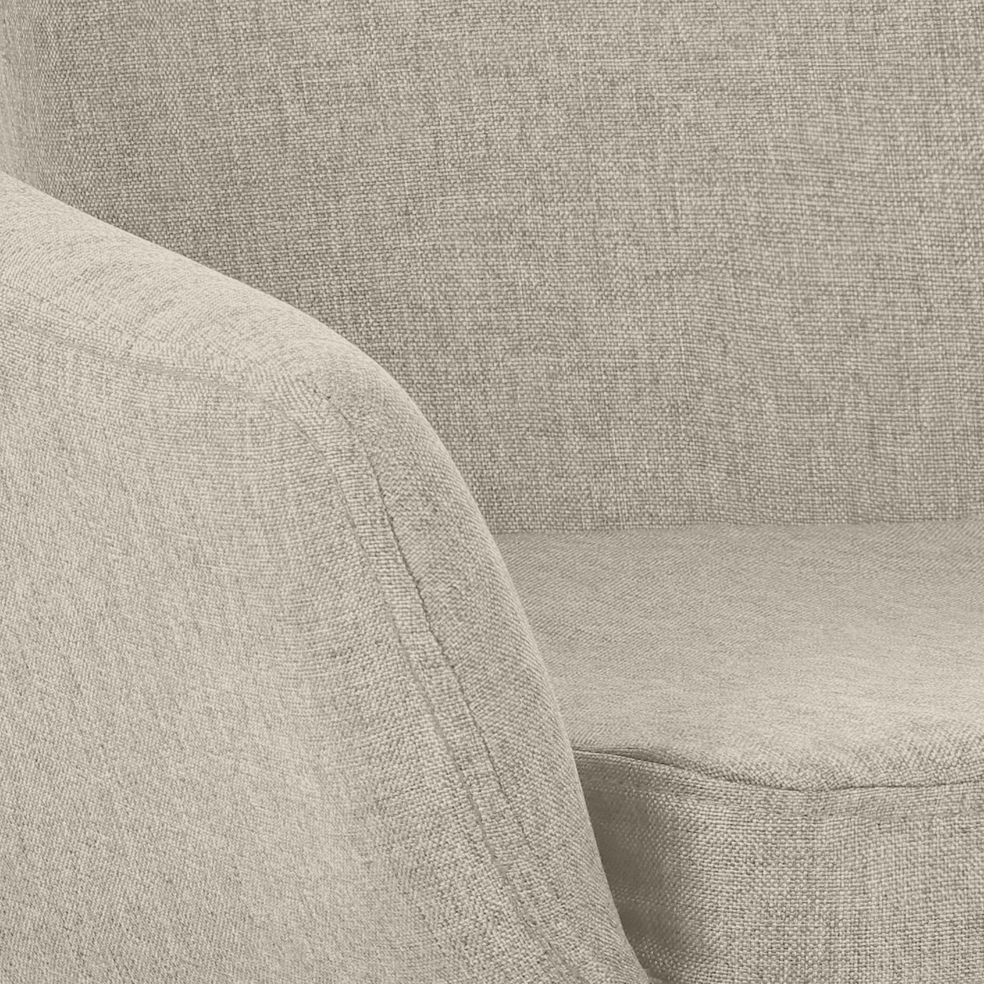 2er Set Barhocker Grant Stoff, creme